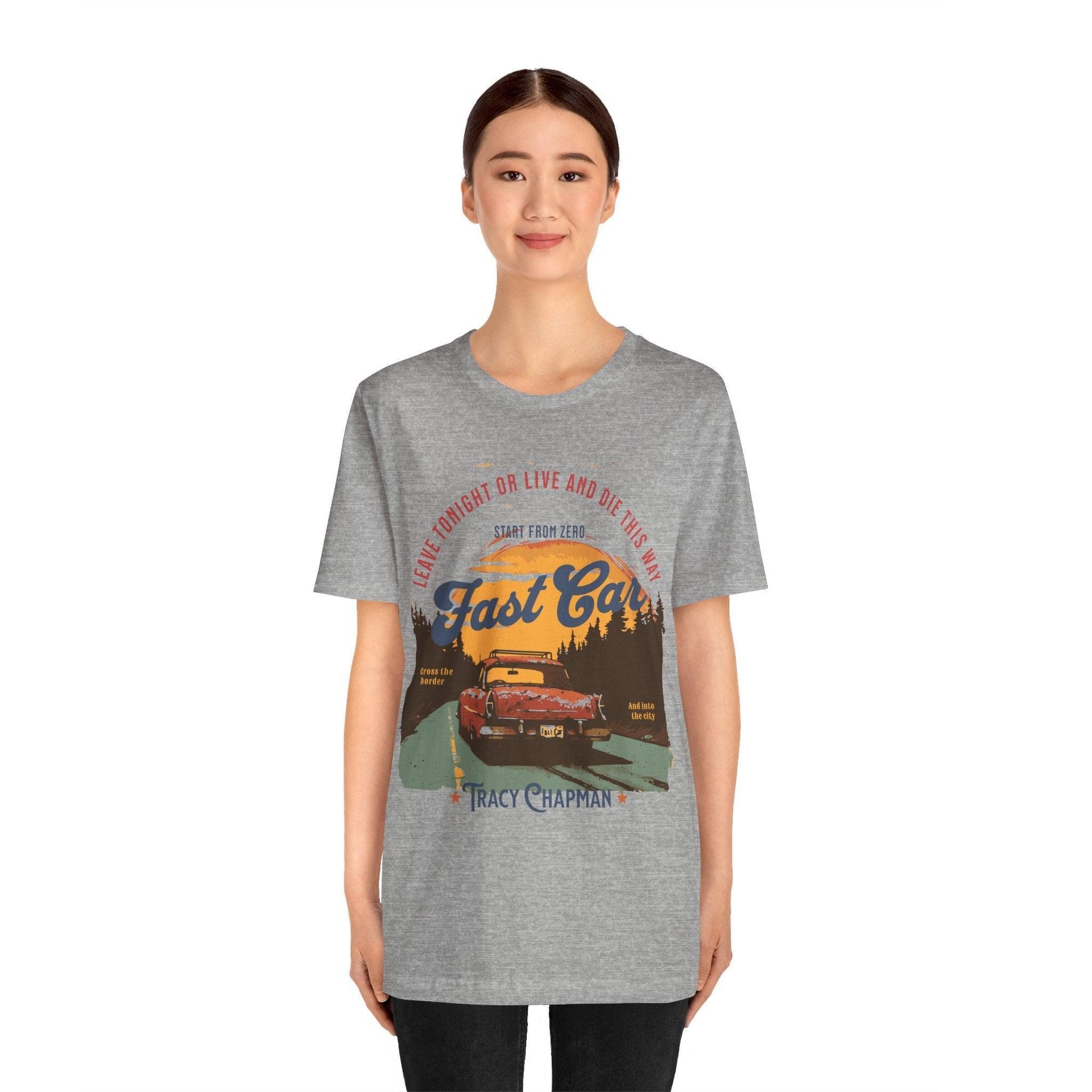 Tracy Chapman Fast Car Tee - Text Tease