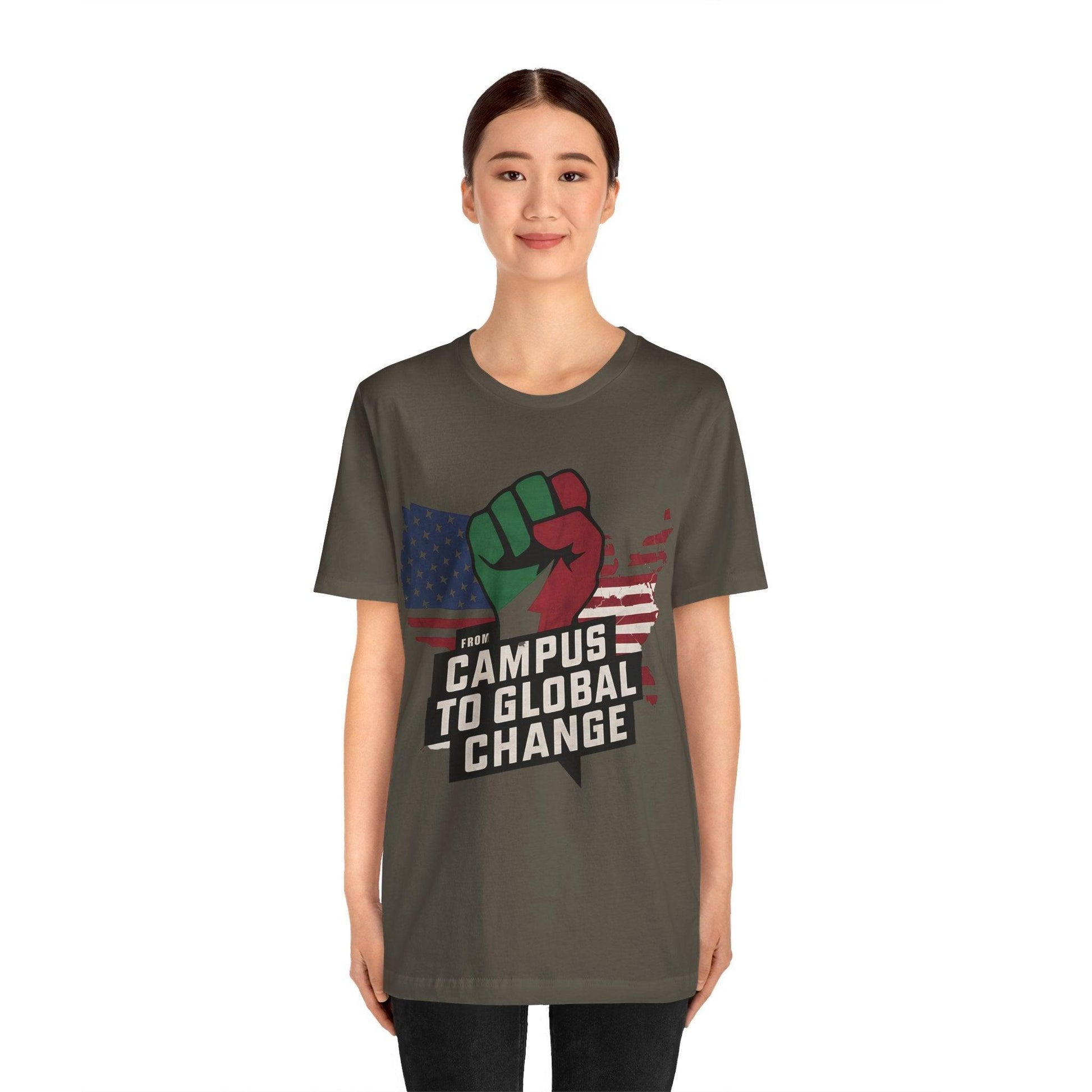 Free Palestine Shirt - USA - Text Tease