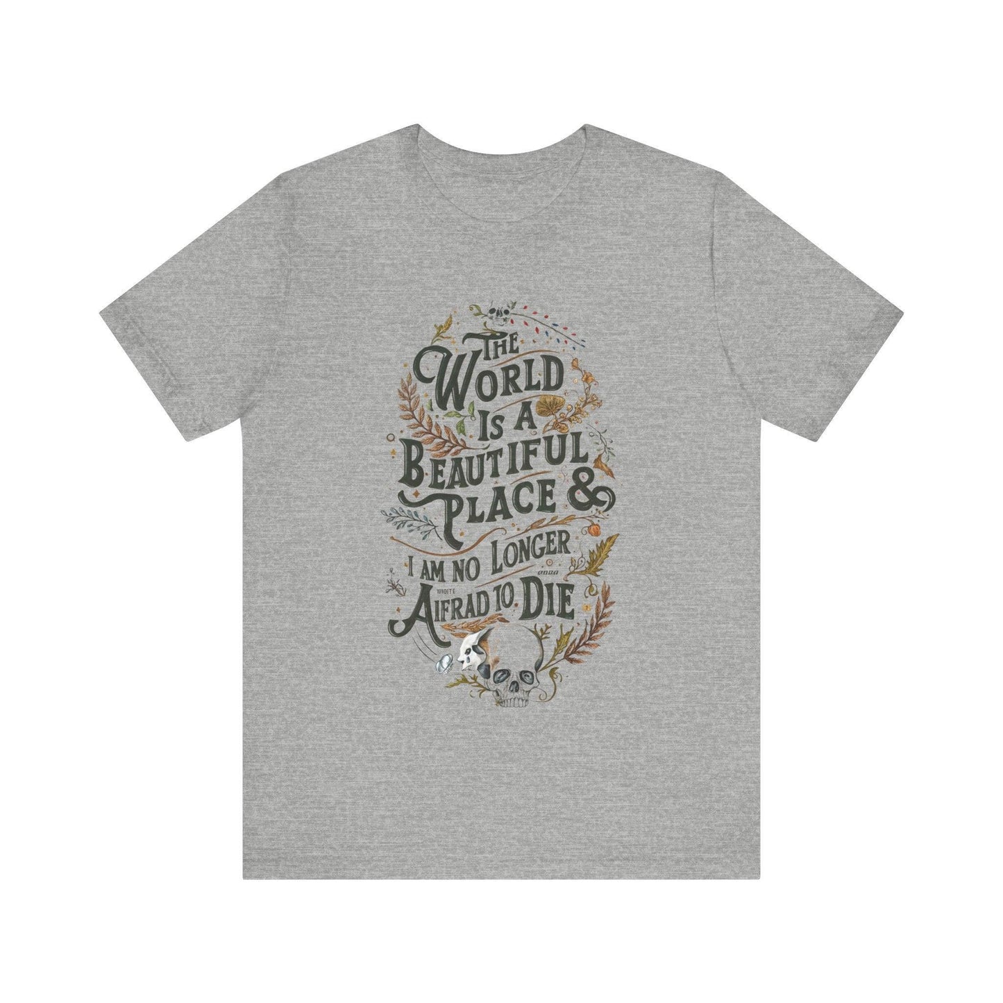 The World Is a Beautiful Place T Shirt - Vintage Emo Band Tee - Text Tease