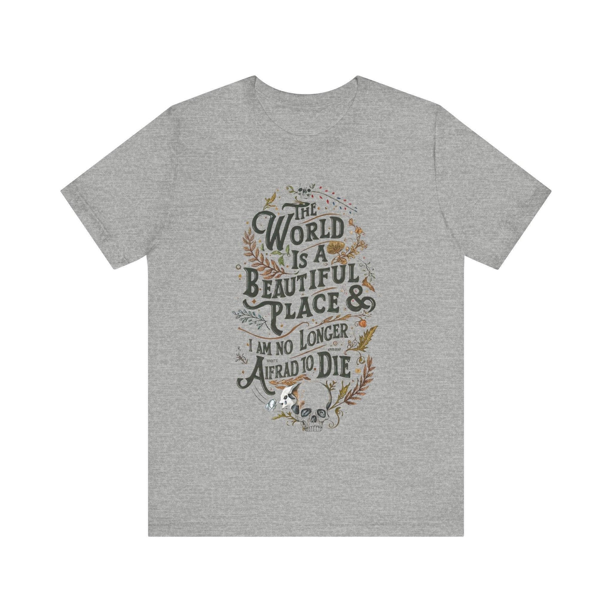 The World Is a Beautiful Place T Shirt - Vintage Emo Band Tee - Text Tease