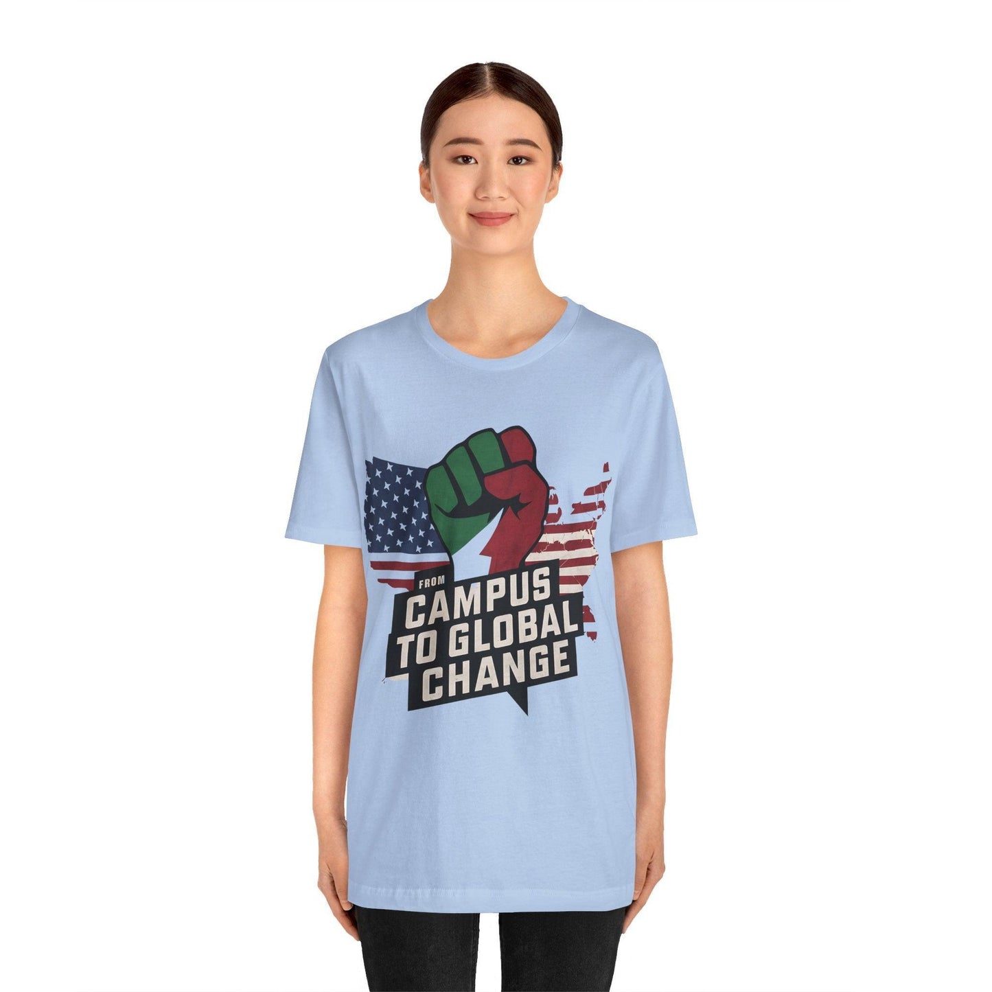 Free Palestine Shirt - USA - Text Tease