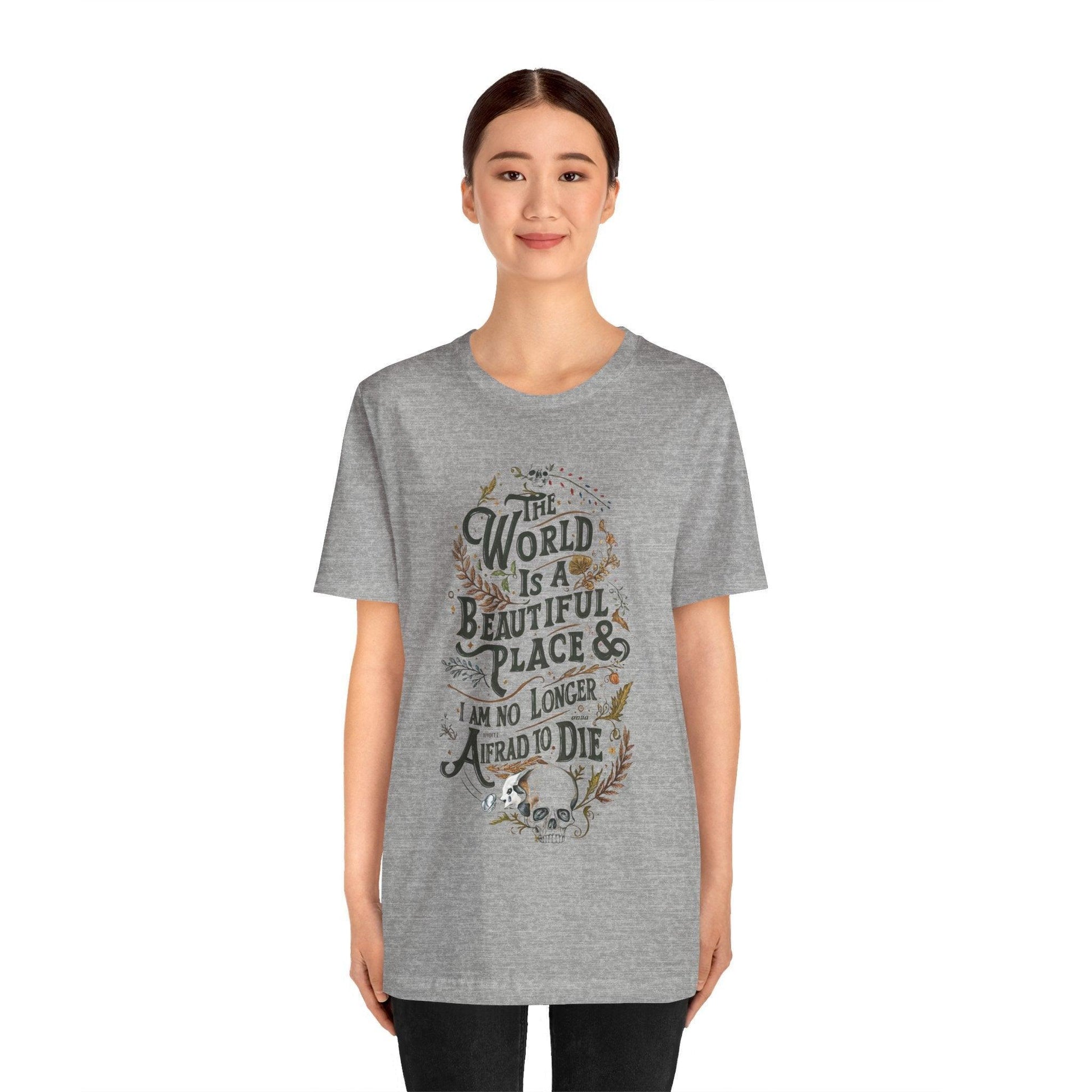 The World Is a Beautiful Place T Shirt - Vintage Emo Band Tee - Text Tease