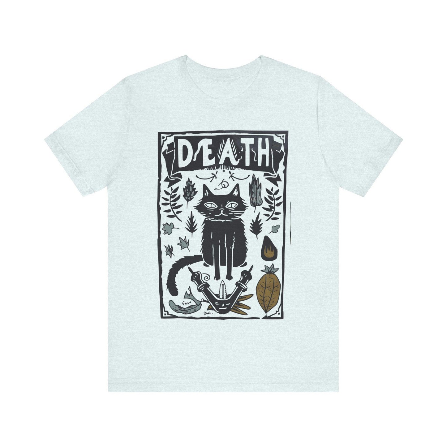 Black Cat T shirt - Celestial - Text Tease