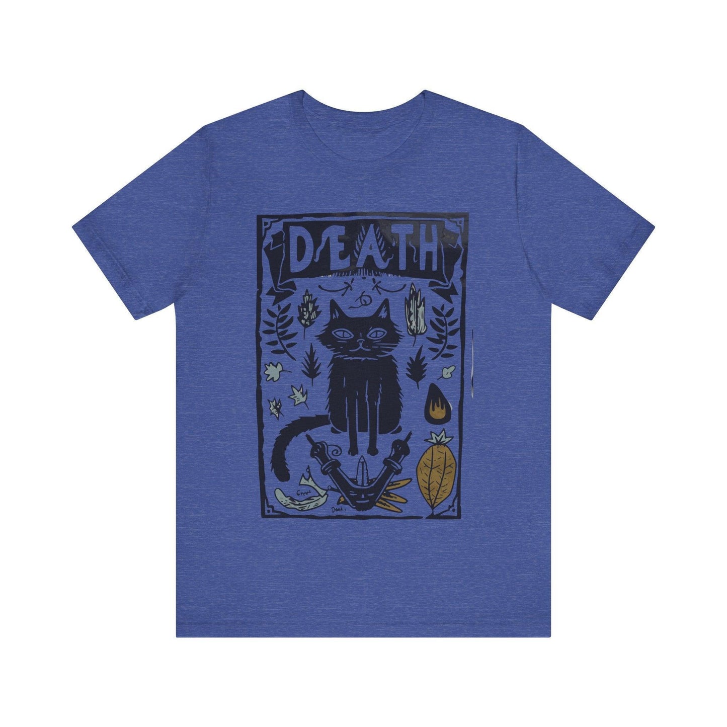 Black Cat T shirt - Celestial - Text Tease