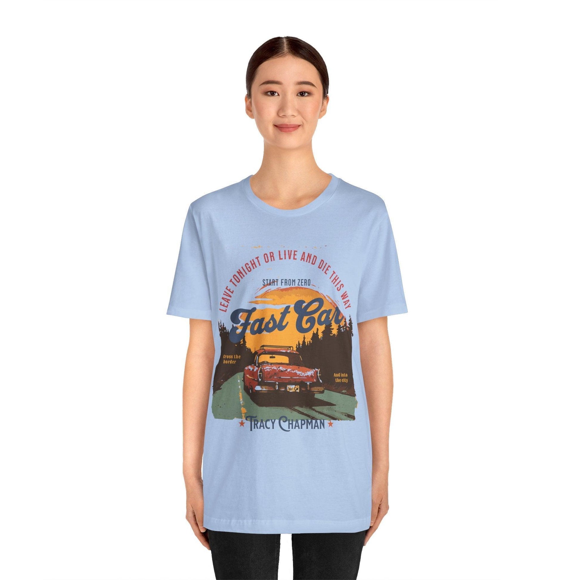 Tracy Chapman Fast Car Tee - Text Tease