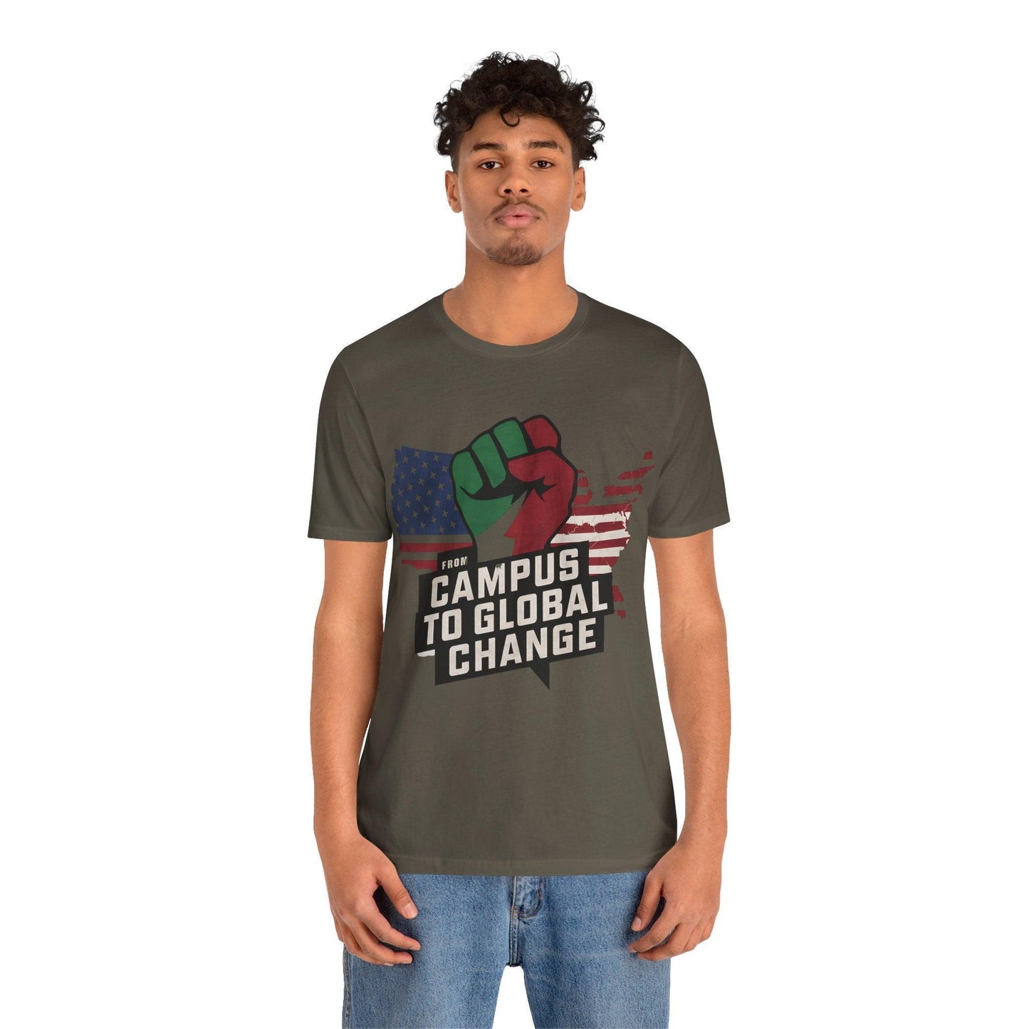 Free Palestine Shirt - USA - Text Tease