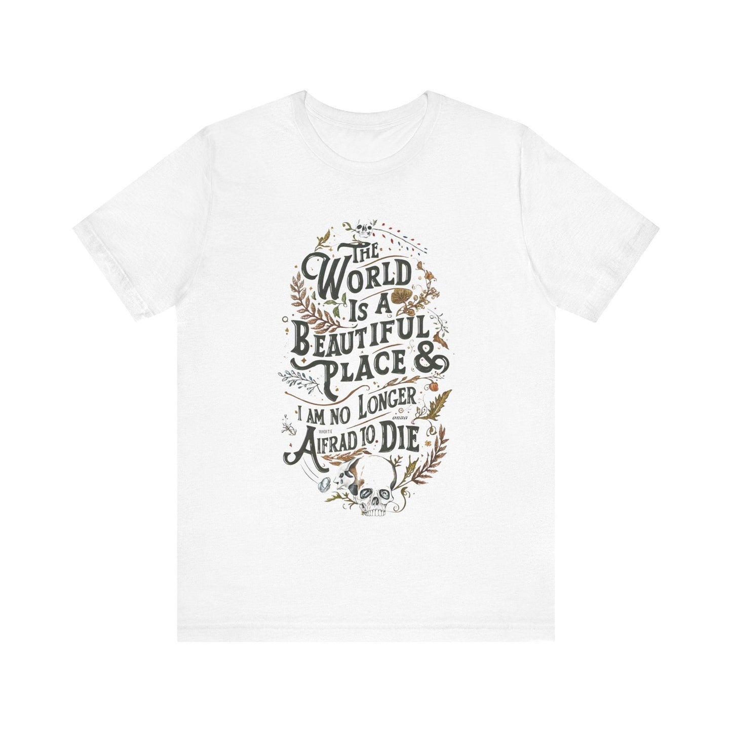 The World Is a Beautiful Place T Shirt - Vintage Emo Band Tee - Text Tease