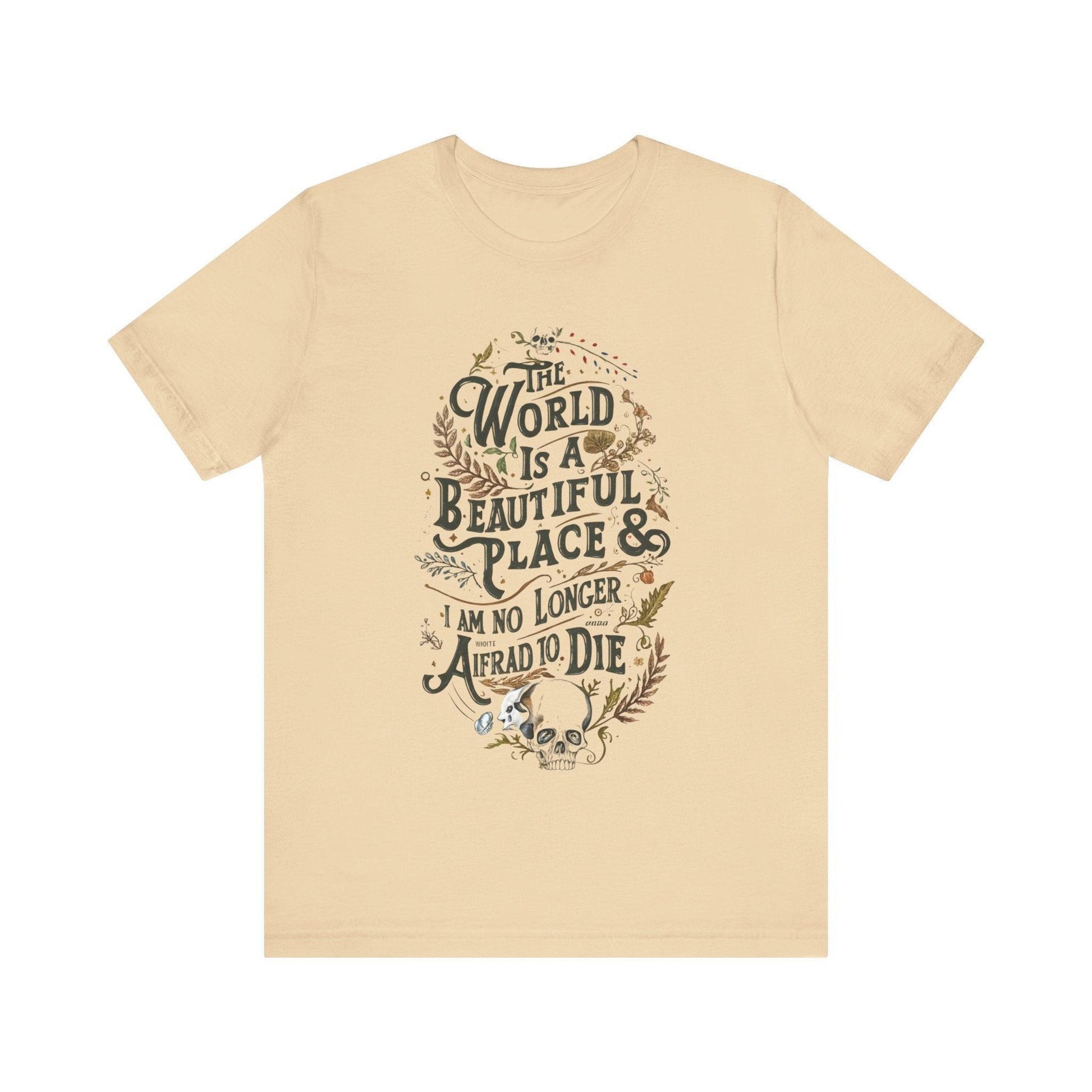 The World Is a Beautiful Place T Shirt - Vintage Emo Band Tee - Text Tease