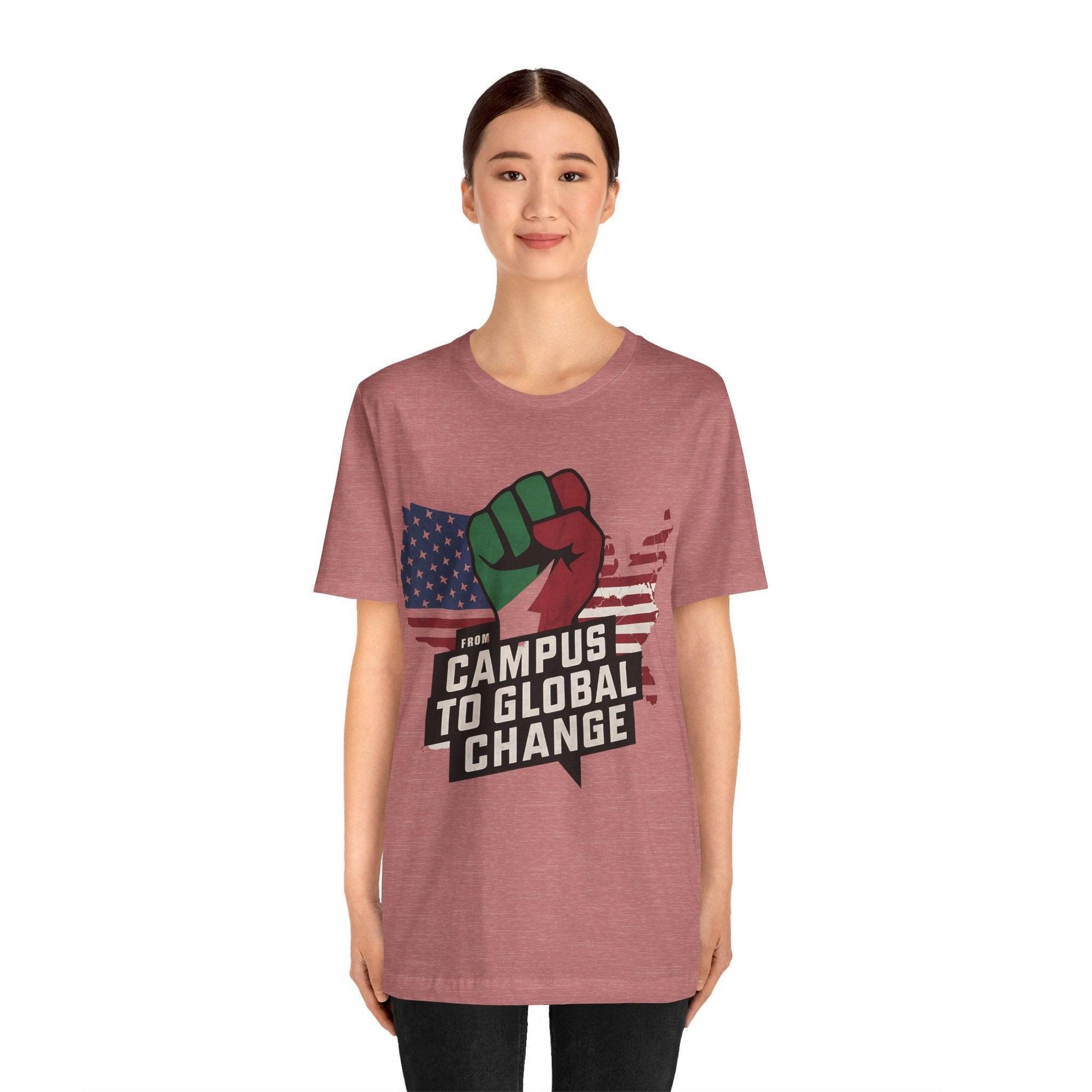 Free Palestine Shirt - USA - Text Tease