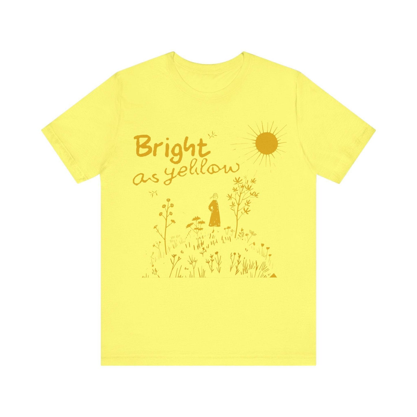 Innocence Mission Bright as Yellow T Shirt - Text Tease