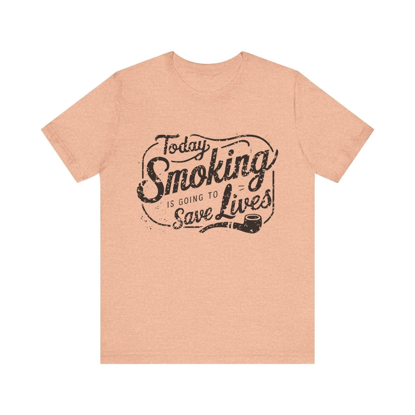 Smoking Saves Lives Tee - Text Tease