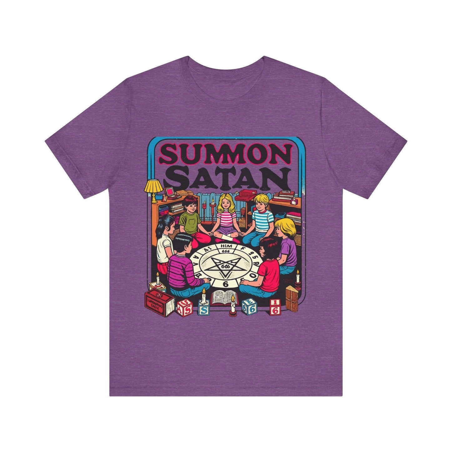 Summon Satan Retro Twist Tee - Text Tease