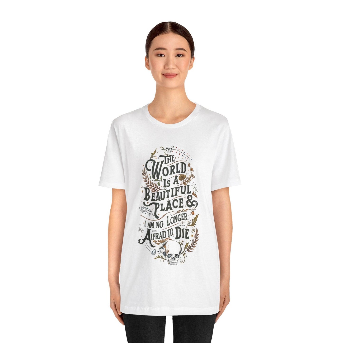 The World Is a Beautiful Place T Shirt - Vintage Emo Band Tee - Text Tease