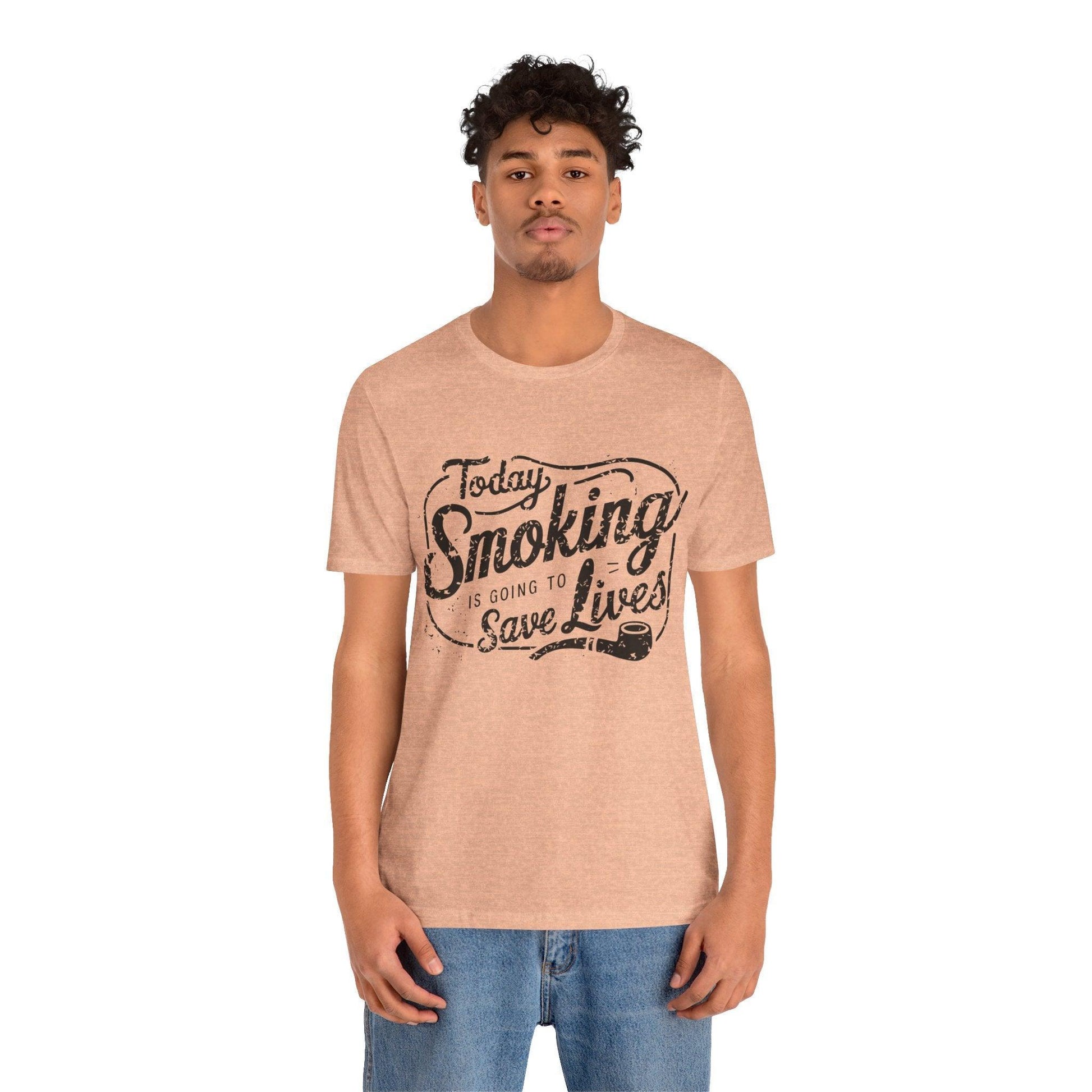 Smoking Saves Lives Tee - Text Tease