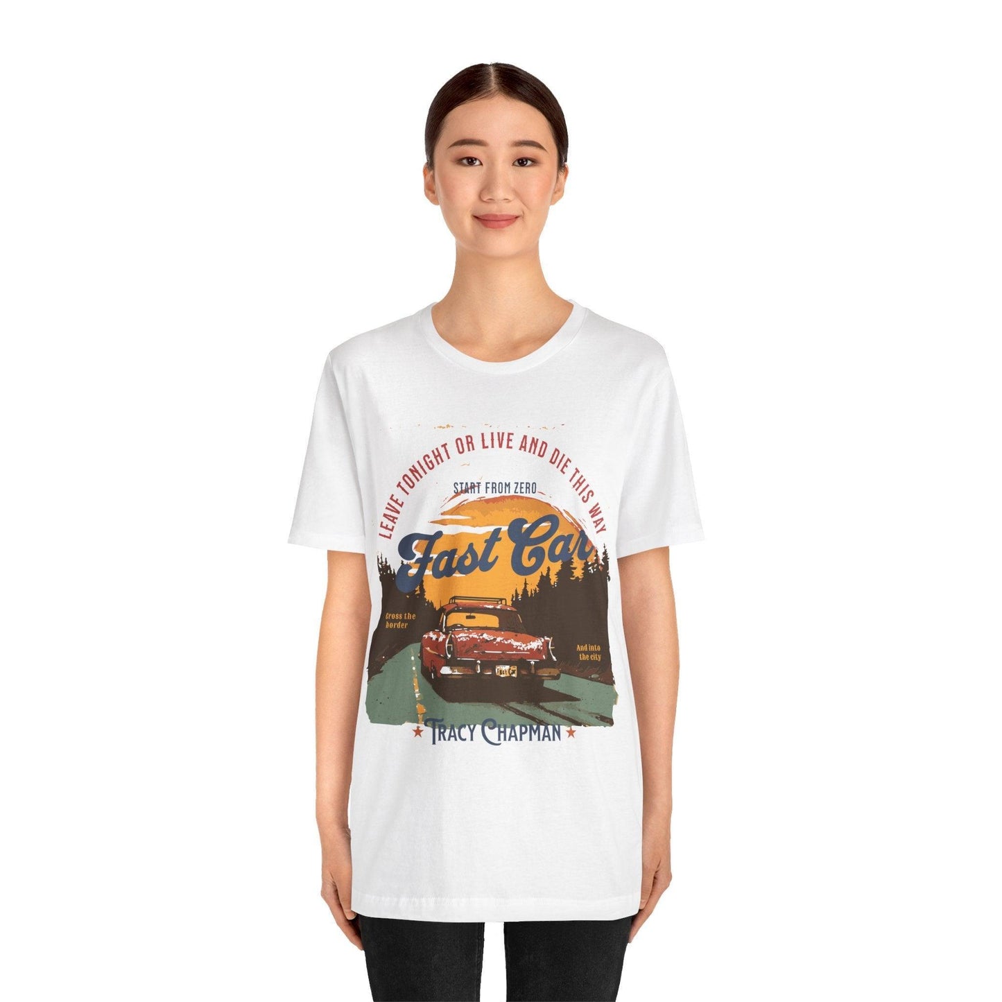 Tracy Chapman Fast Car Tee - Text Tease