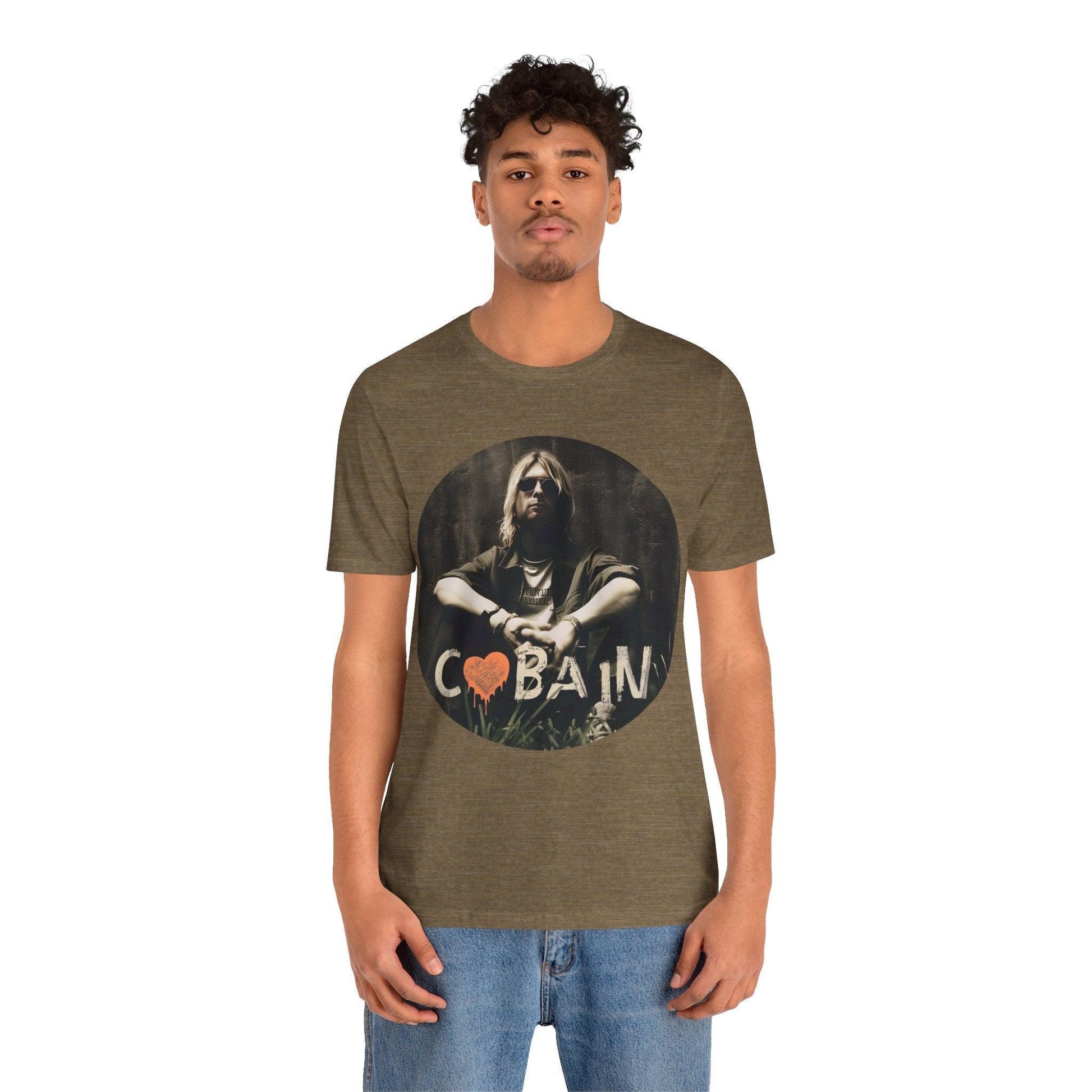 Nirvana Shirt - Kurt Cobain T Shirt - Text Tease