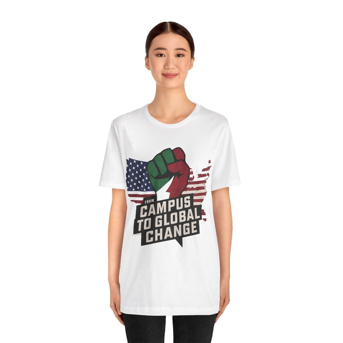 Free Palestine Shirt - USA - Text Tease