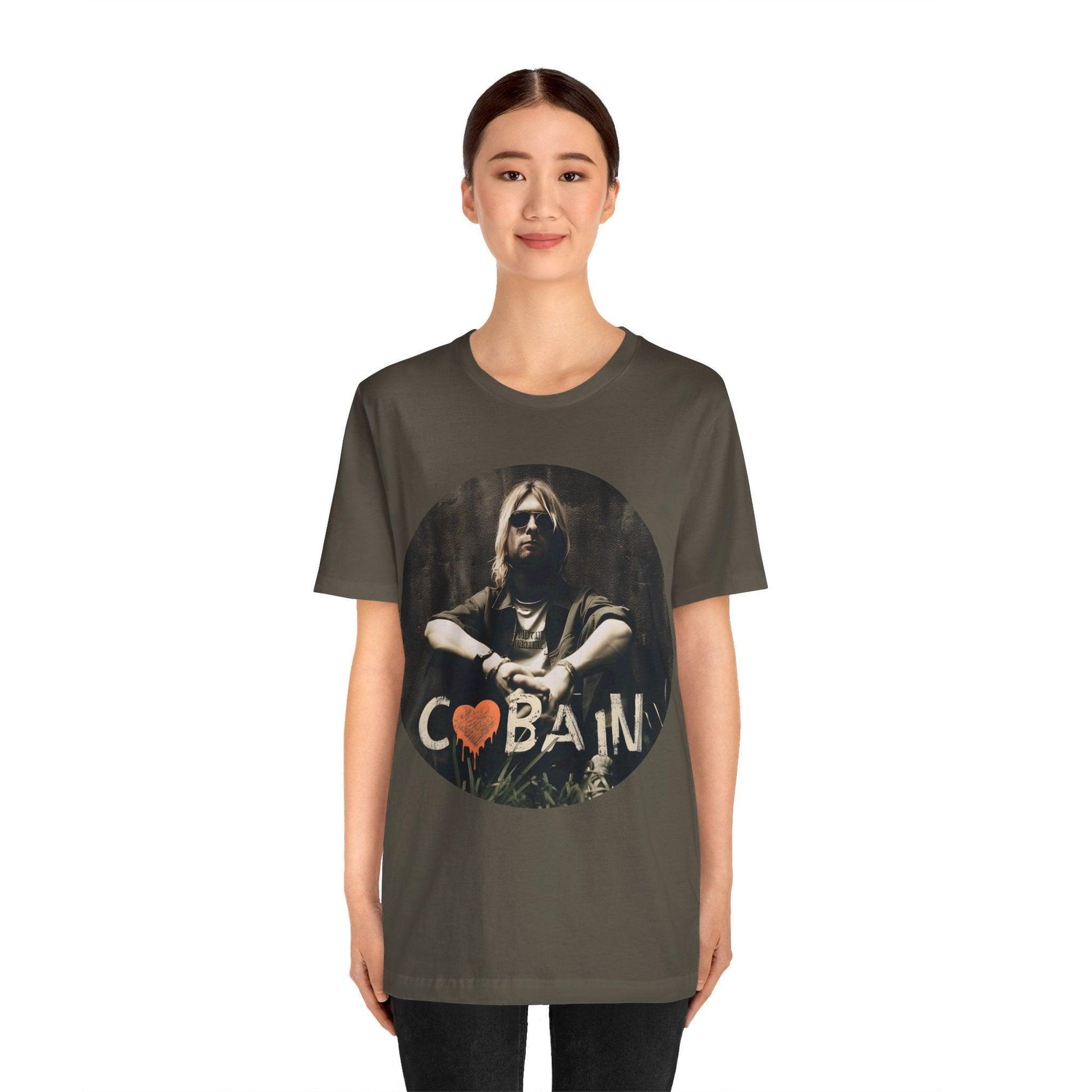 Nirvana Shirt - Kurt Cobain T Shirt - Text Tease