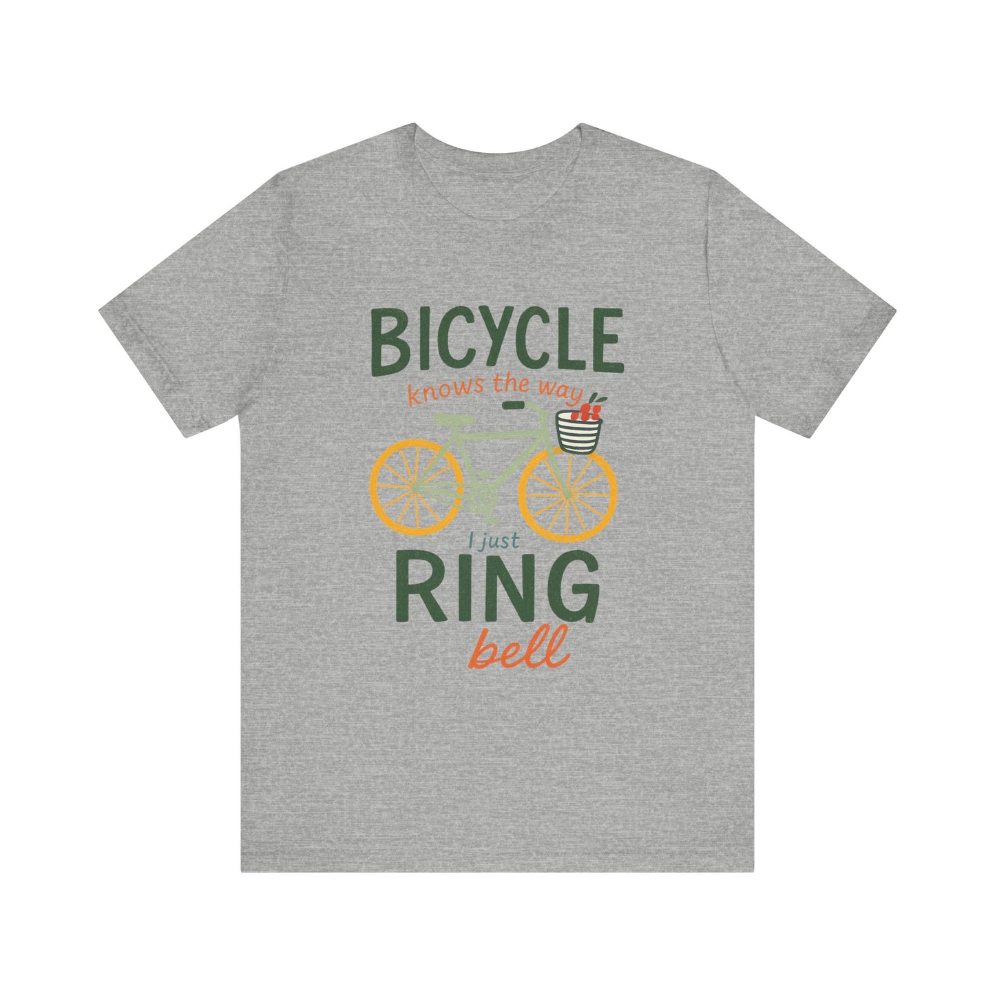 Gray Funny Cycling Shirt with witty humor design for introverts