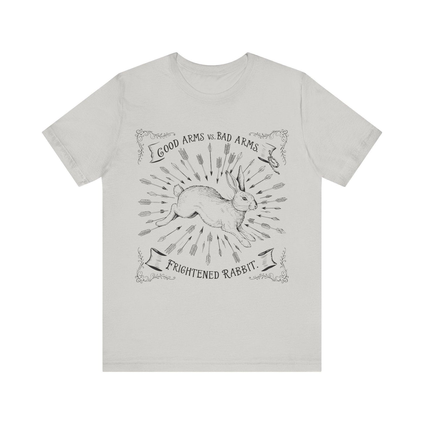 Frightened Rabbit - Good Arms vs Bad Arms T shirt - Text Tease