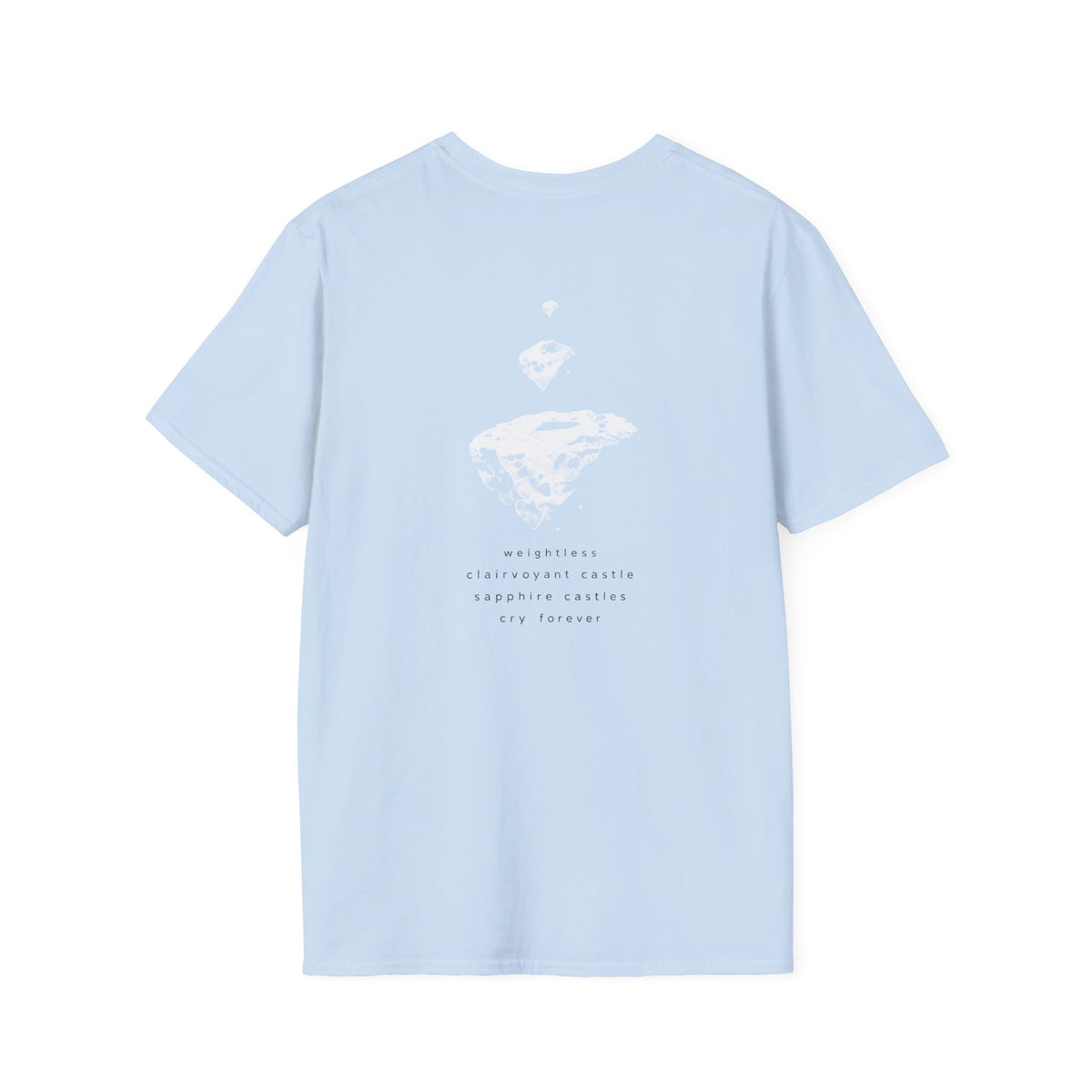 Mr. Blindbandit light blue Softstyle graphic T-shirt, Gildan 64000 — product gallery image 2