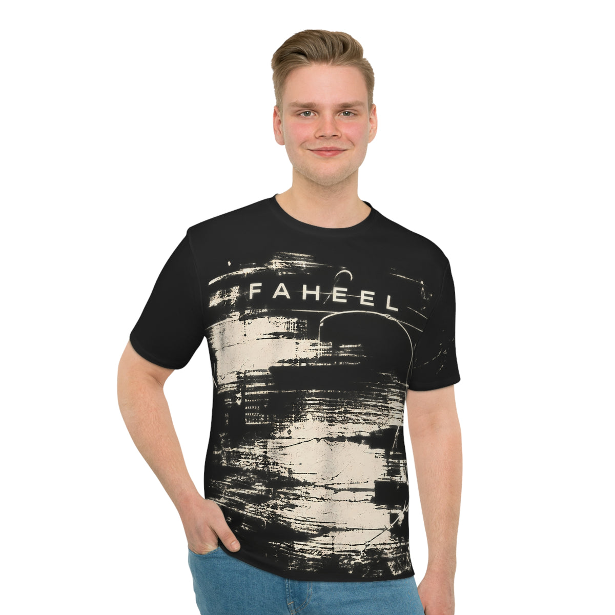 Faheel Men's Loose T-shirt (AOP)
