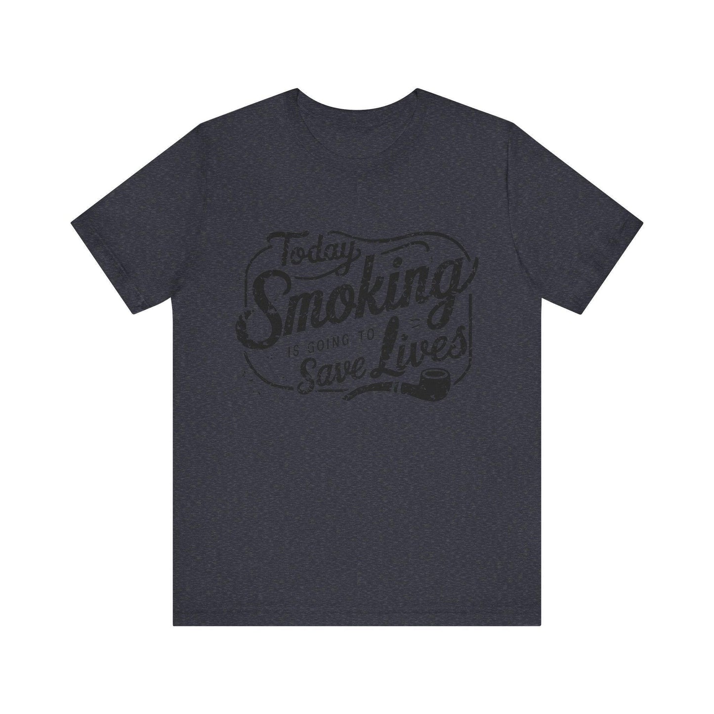 Smoking Saves Lives Tee - Text Tease