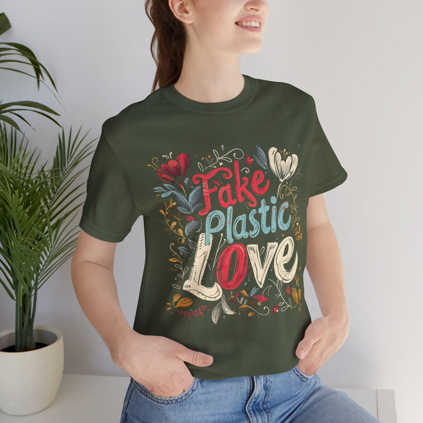 Radiohead Fake Plastic Love Tee - Text Tease