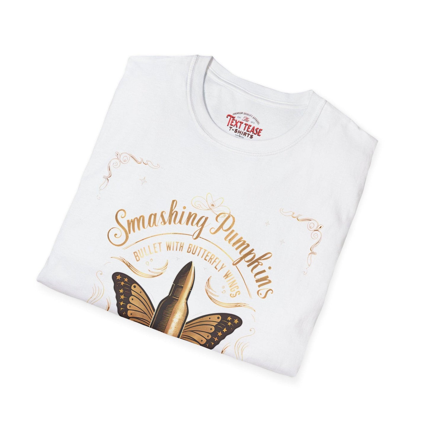 Smashing Pumpkins Bullet with Butterfly Wings Tee - Text Tease