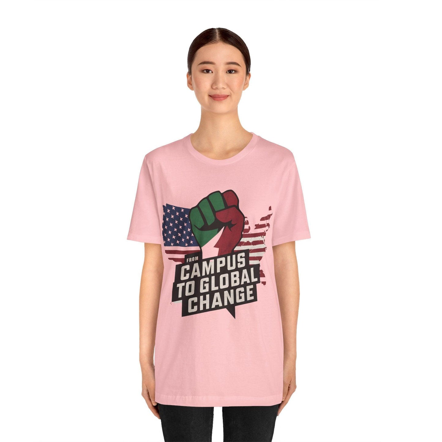 Free Palestine Shirt - USA - Text Tease