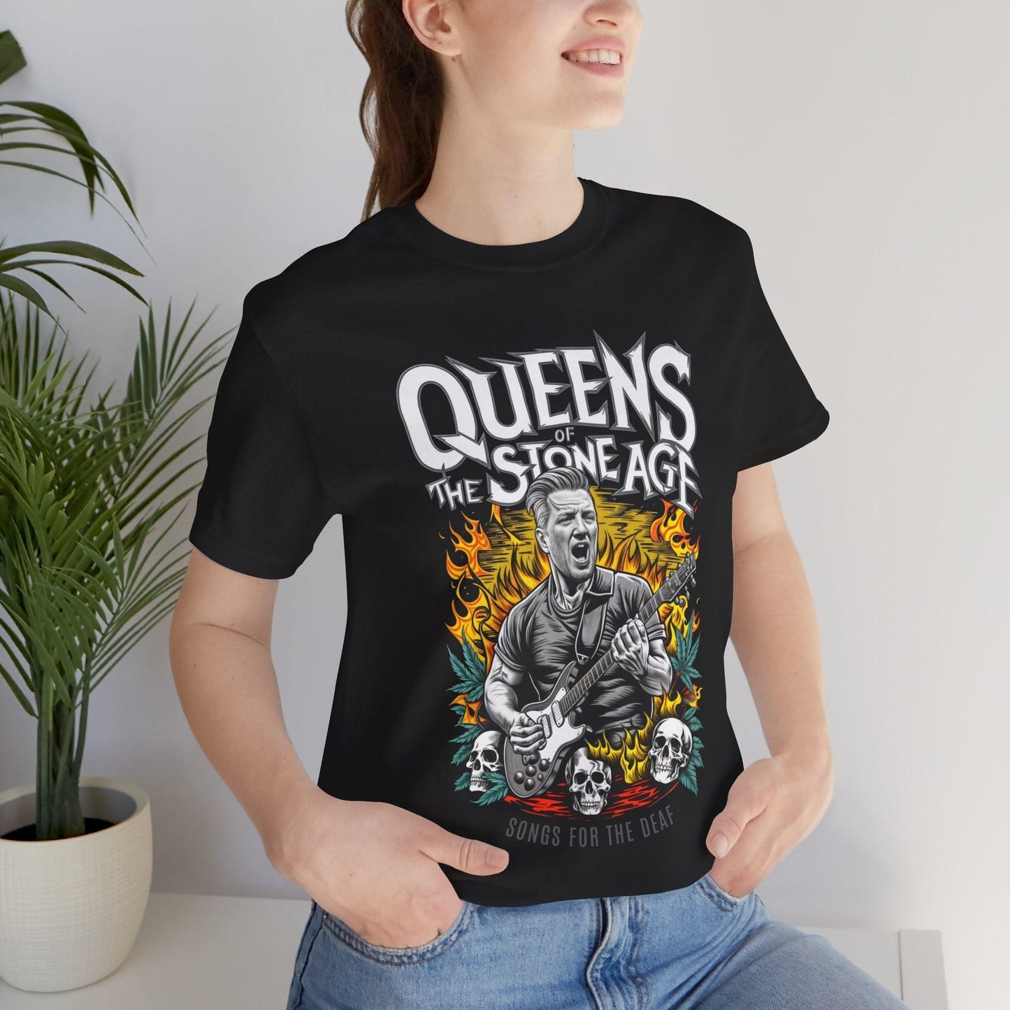 Queens of the Stone Age T Shirt - Josh Homme - Text Tease