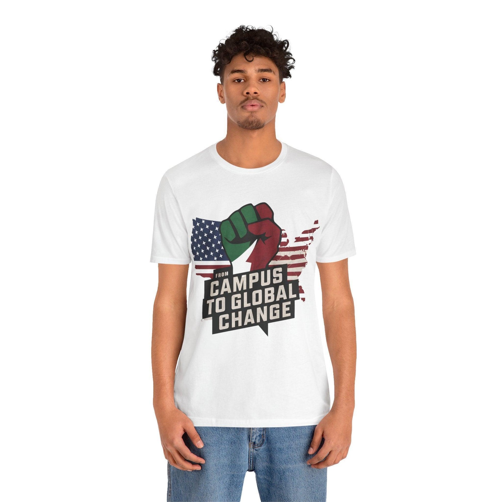 Free Palestine Shirt - USA - Text Tease