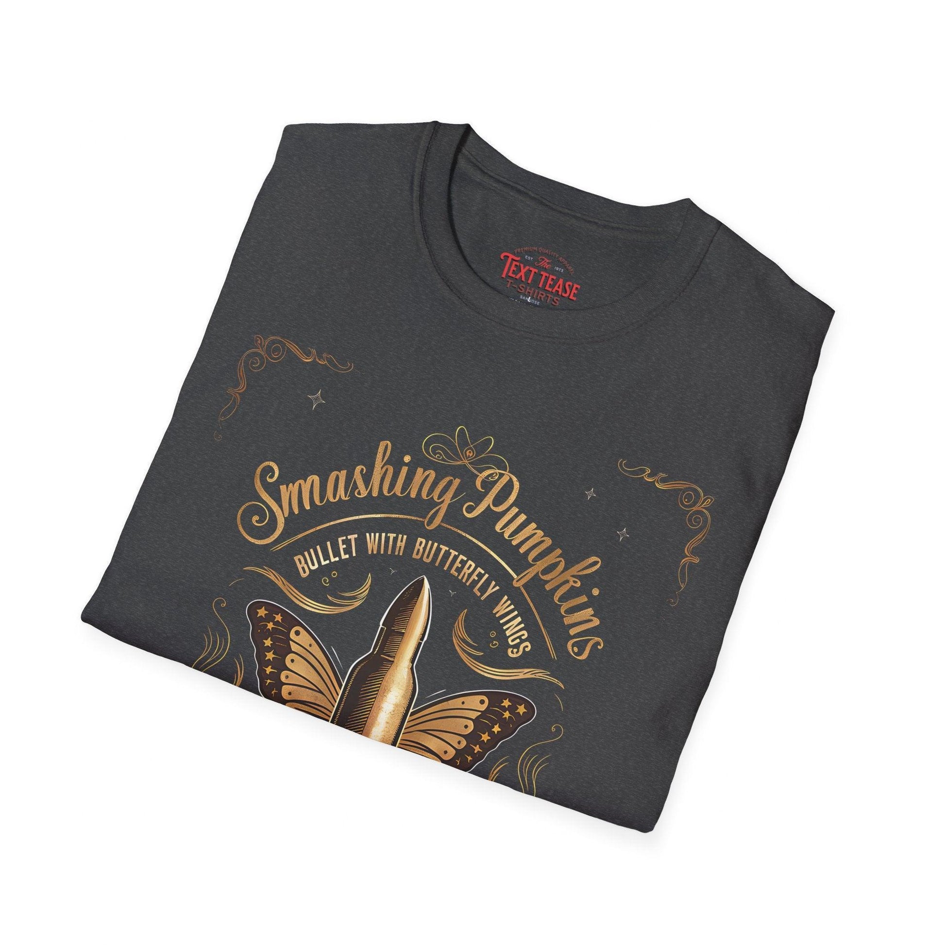 Smashing Pumpkins Bullet with Butterfly Wings Tee - Text Tease