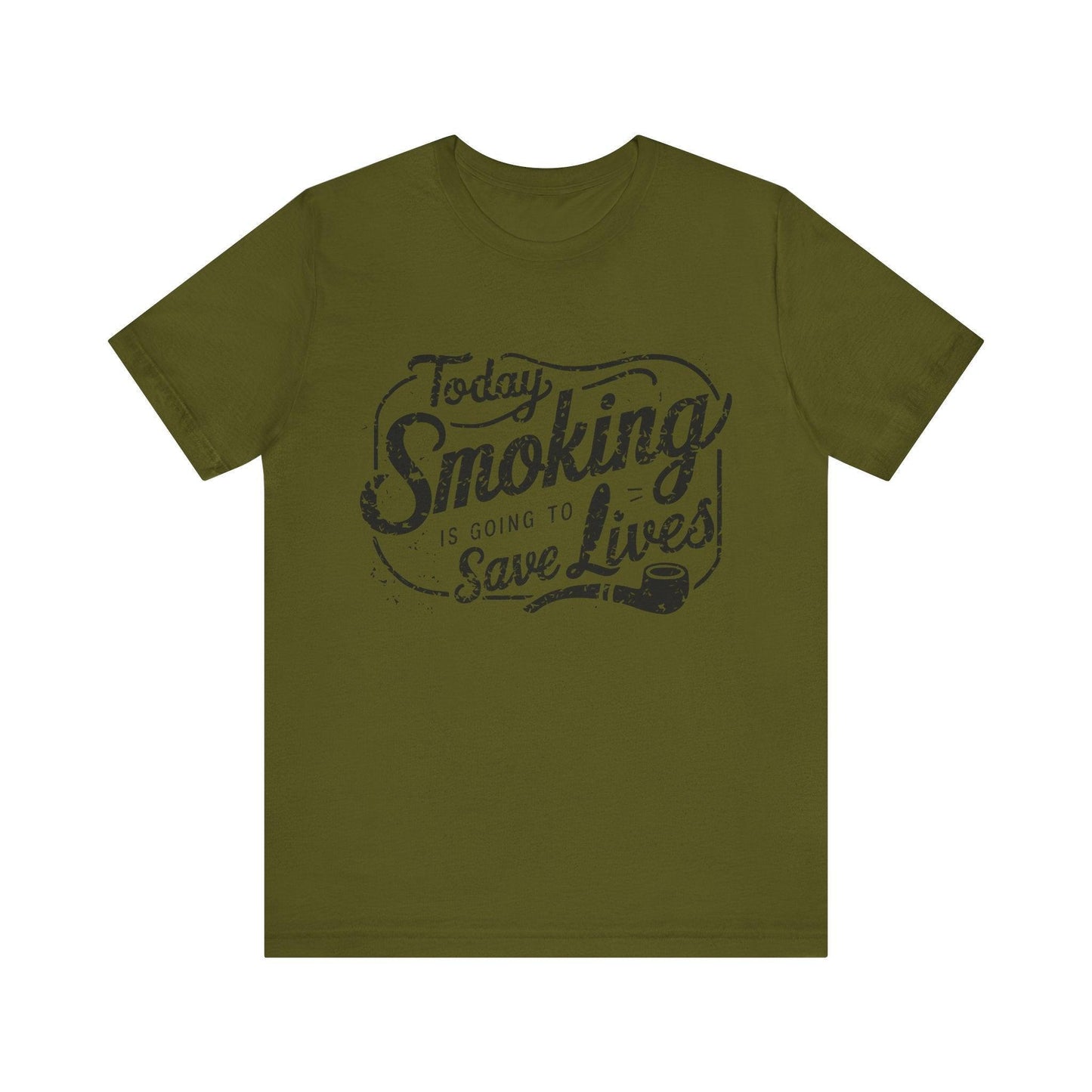 Smoking Saves Lives Tee - Text Tease