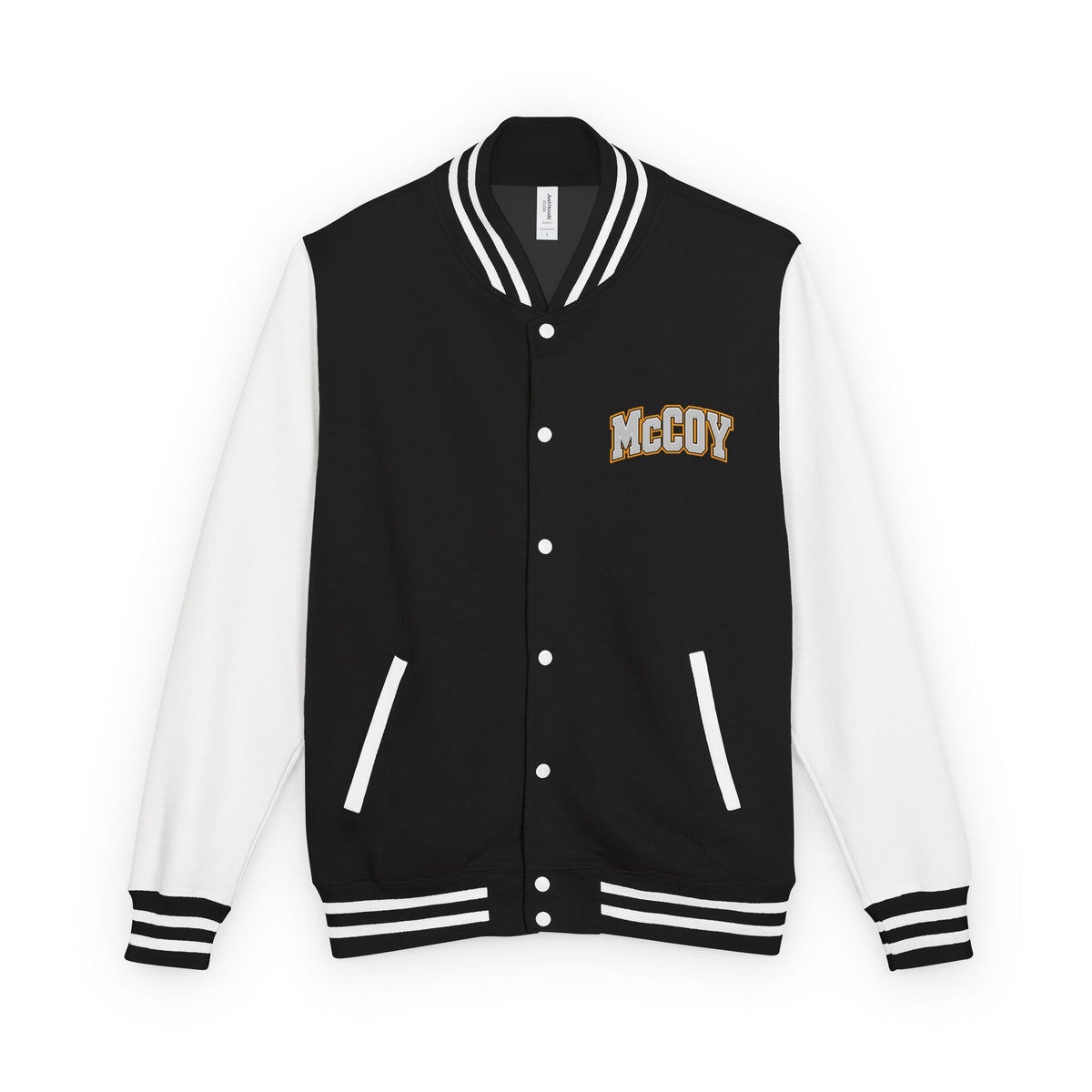 Magik McCoy heavyweight black and white letterman jacket