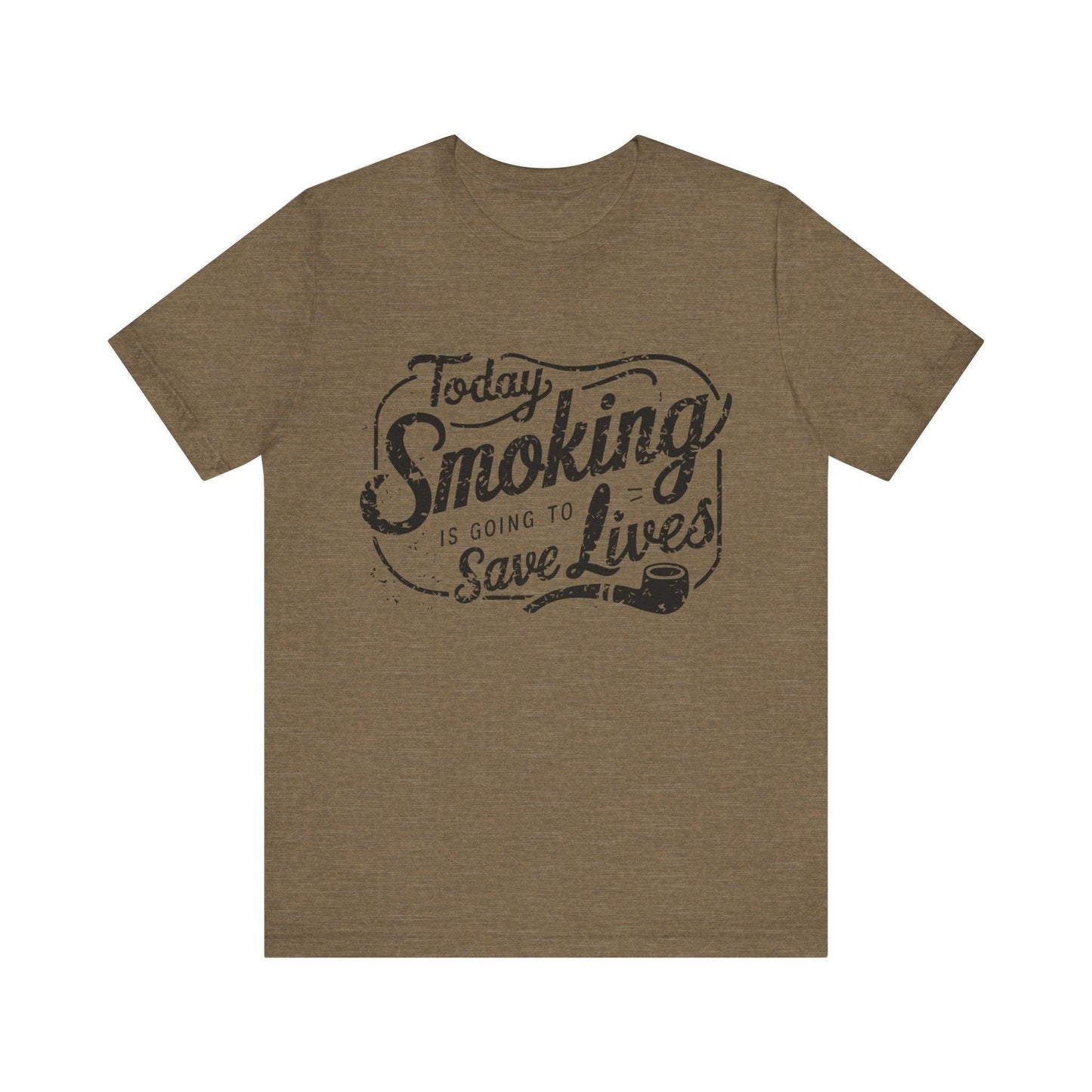 Smoking Saves Lives Tee - Text Tease