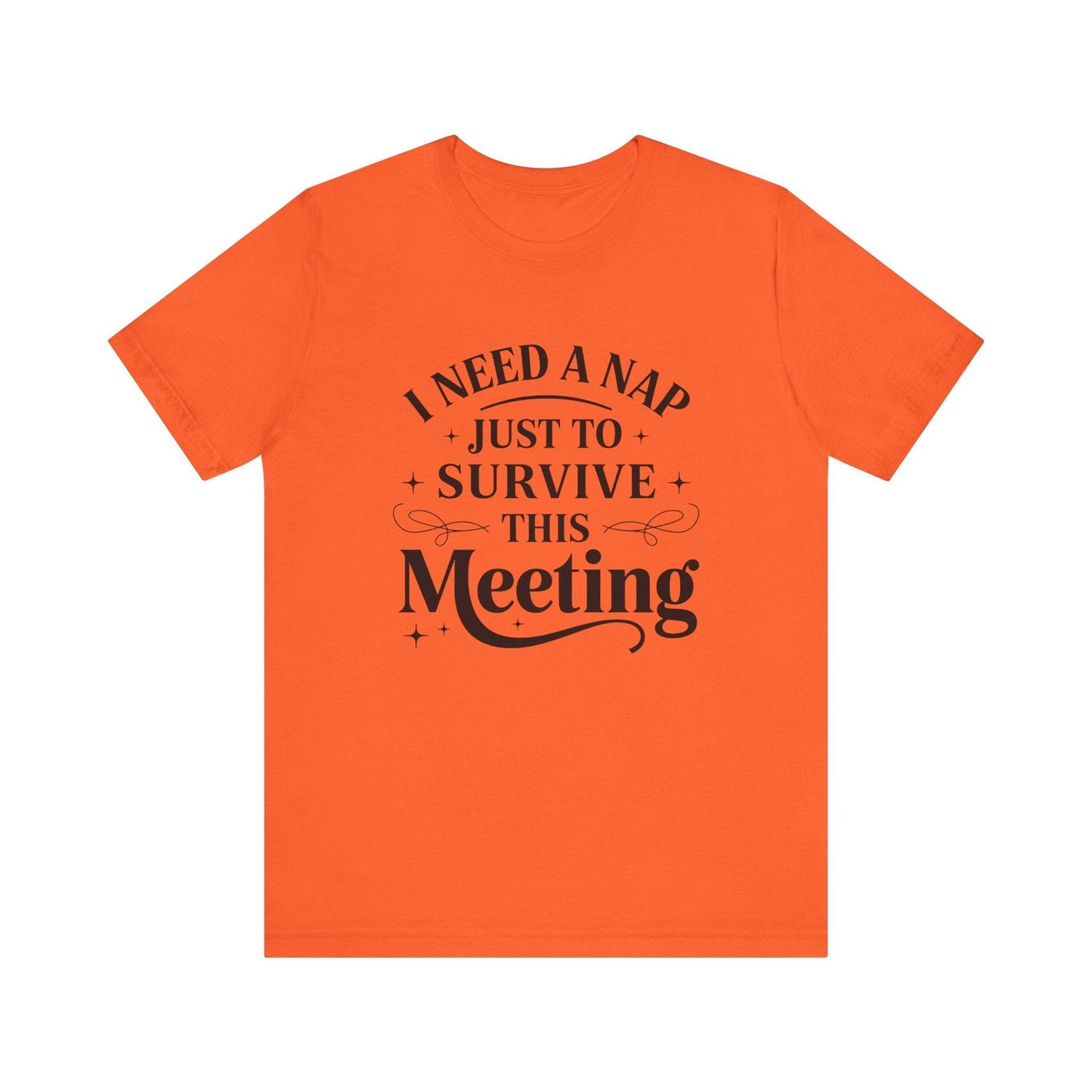 Funny Work T Shirt - "I Need a Nap" Zoom Humor Tee