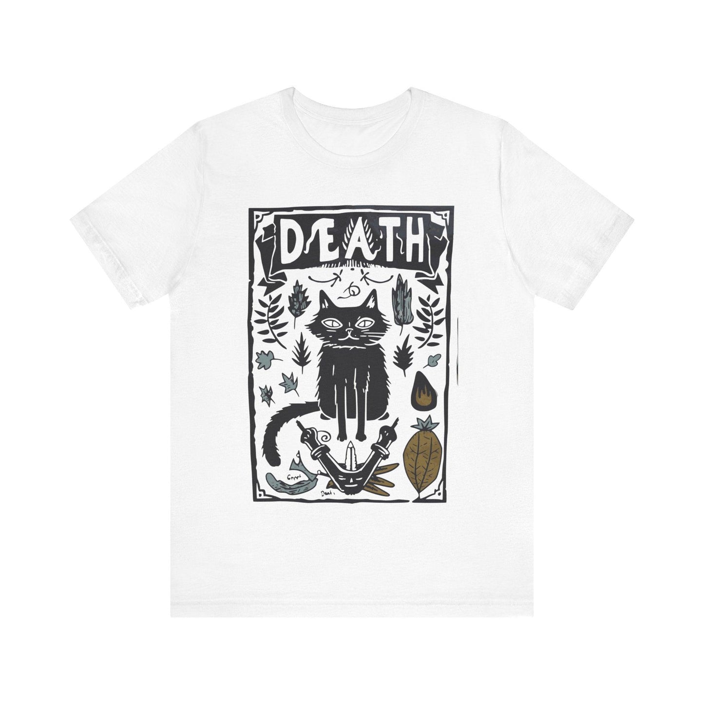 Black Cat T shirt - Celestial - Text Tease