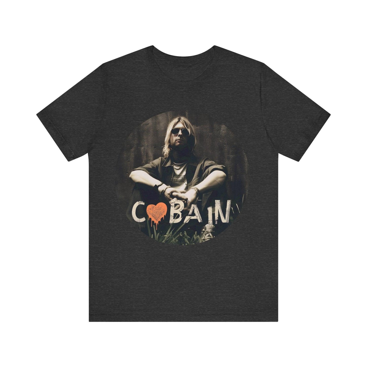 Nirvana Shirt - Kurt Cobain T Shirt - Text Tease