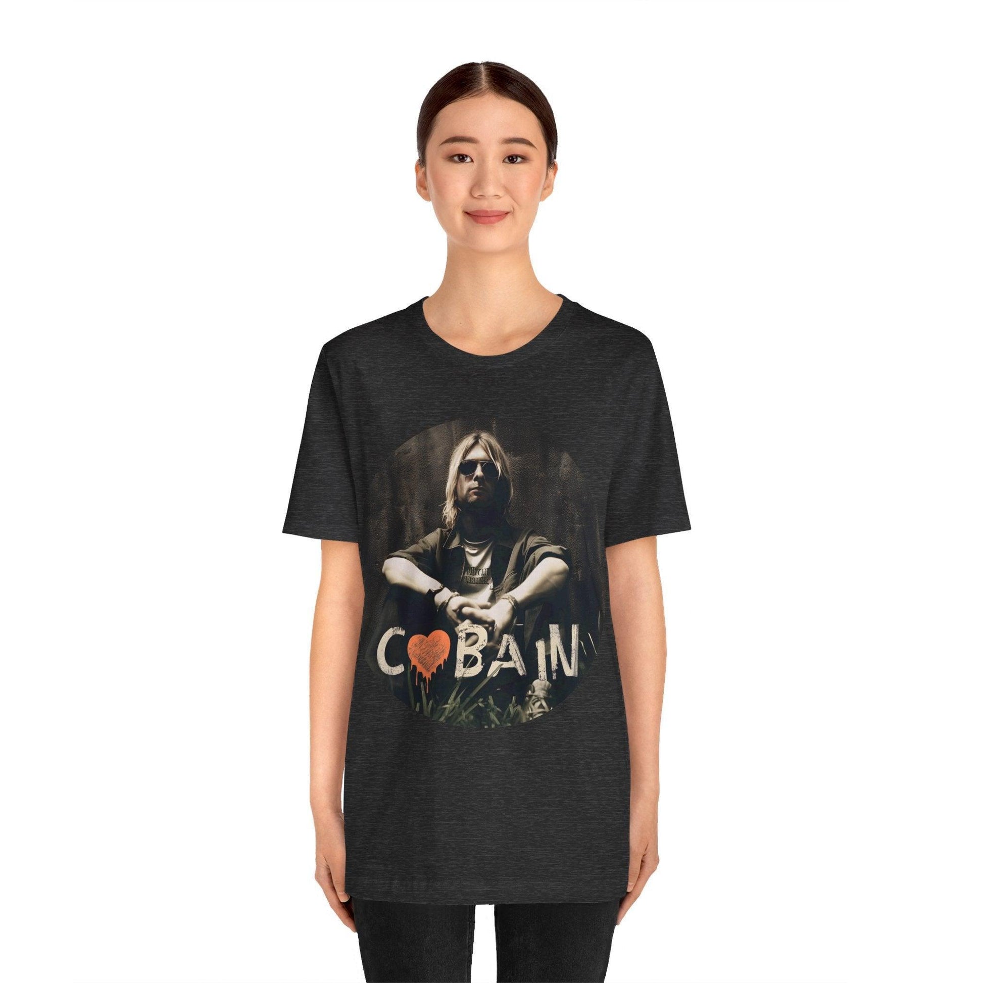 Nirvana Shirt - Kurt Cobain T Shirt - Text Tease