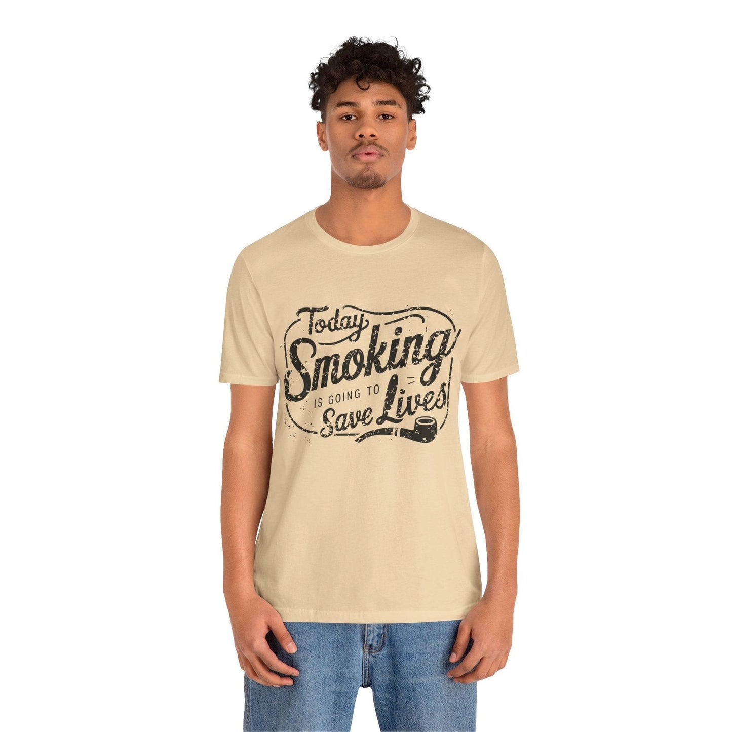 Smoking Saves Lives Tee - Text Tease