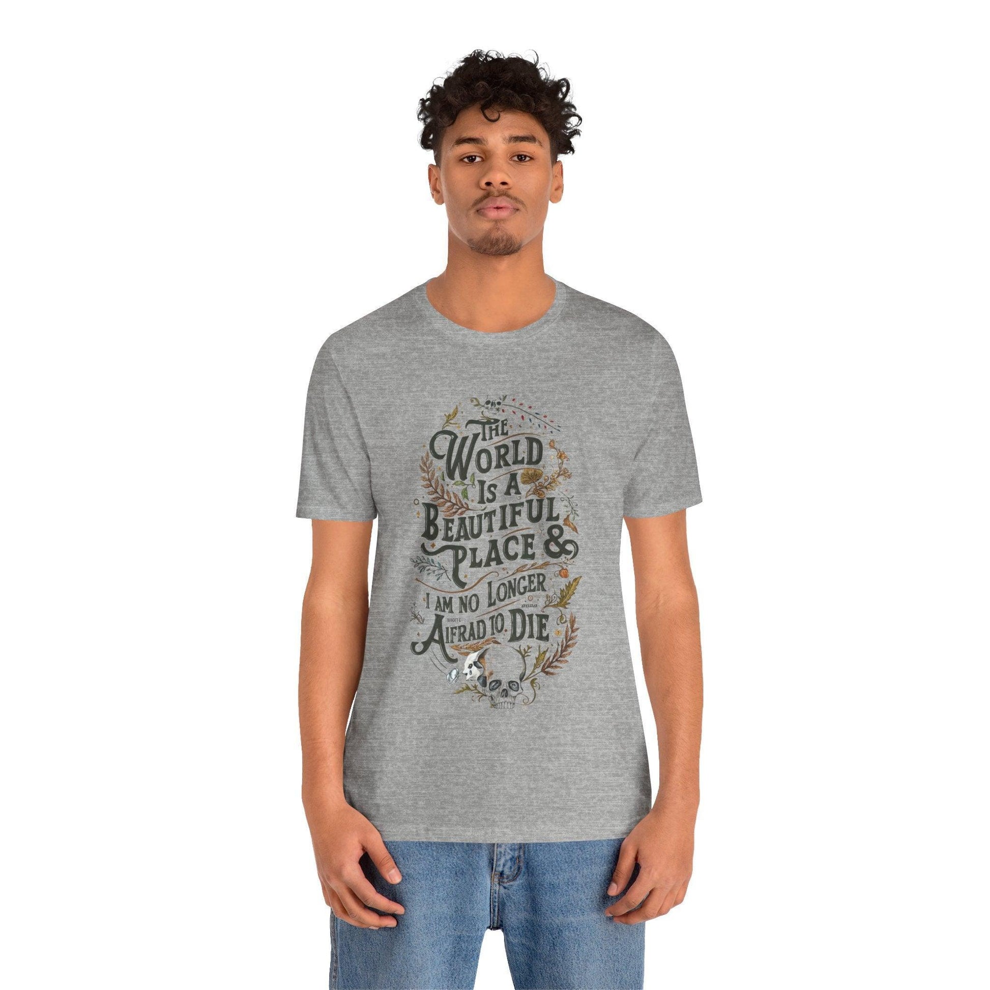 The World Is a Beautiful Place T Shirt - Vintage Emo Band Tee - Text Tease