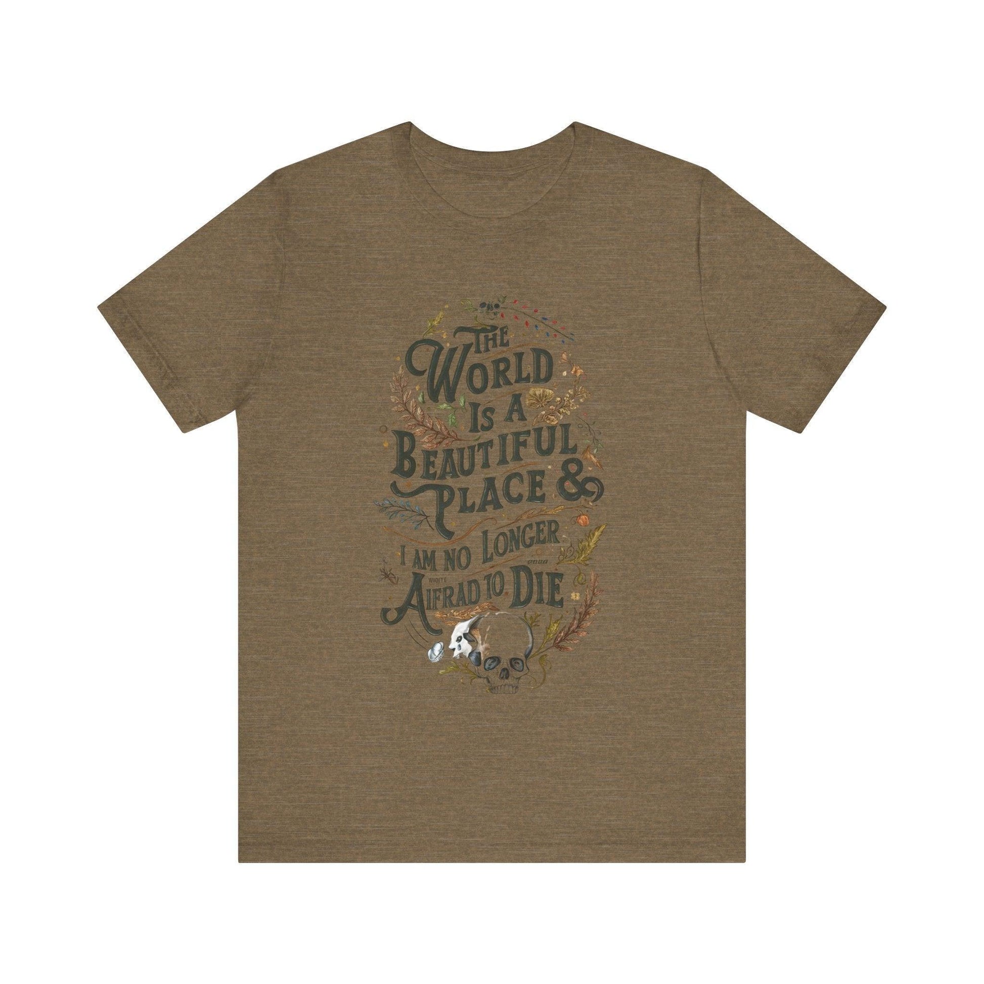 The World Is a Beautiful Place T Shirt - Vintage Emo Band Tee - Text Tease