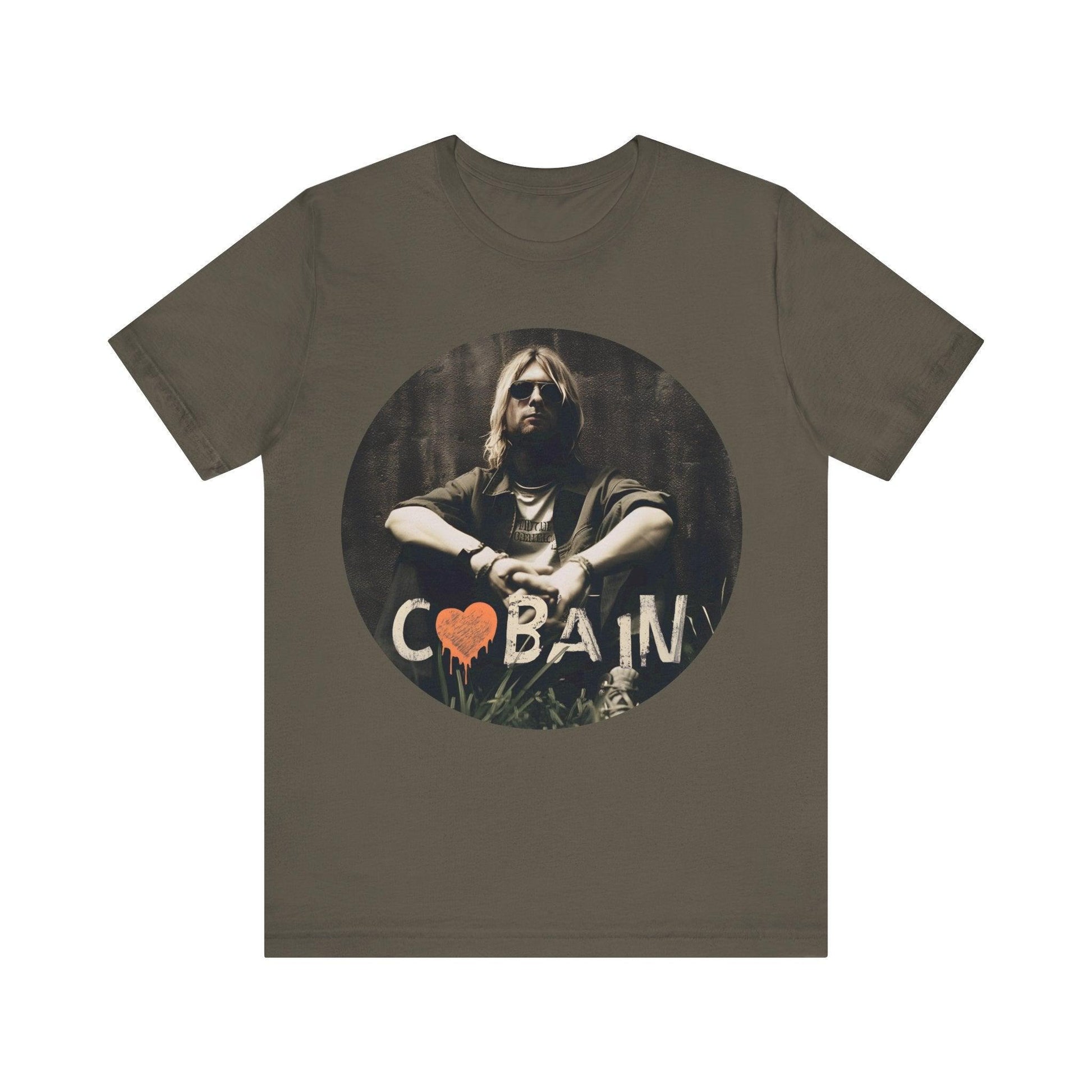 Nirvana Shirt - Kurt Cobain T Shirt - Text Tease