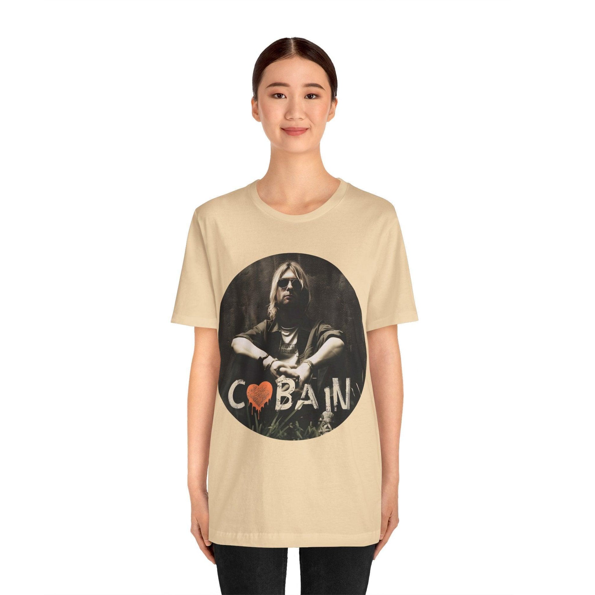 Nirvana Shirt - Kurt Cobain T Shirt - Text Tease