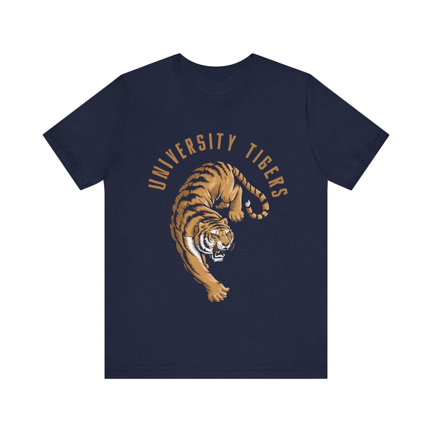 University Tee - Vintage Tigers Sports Graphic Shirt - Text Tease