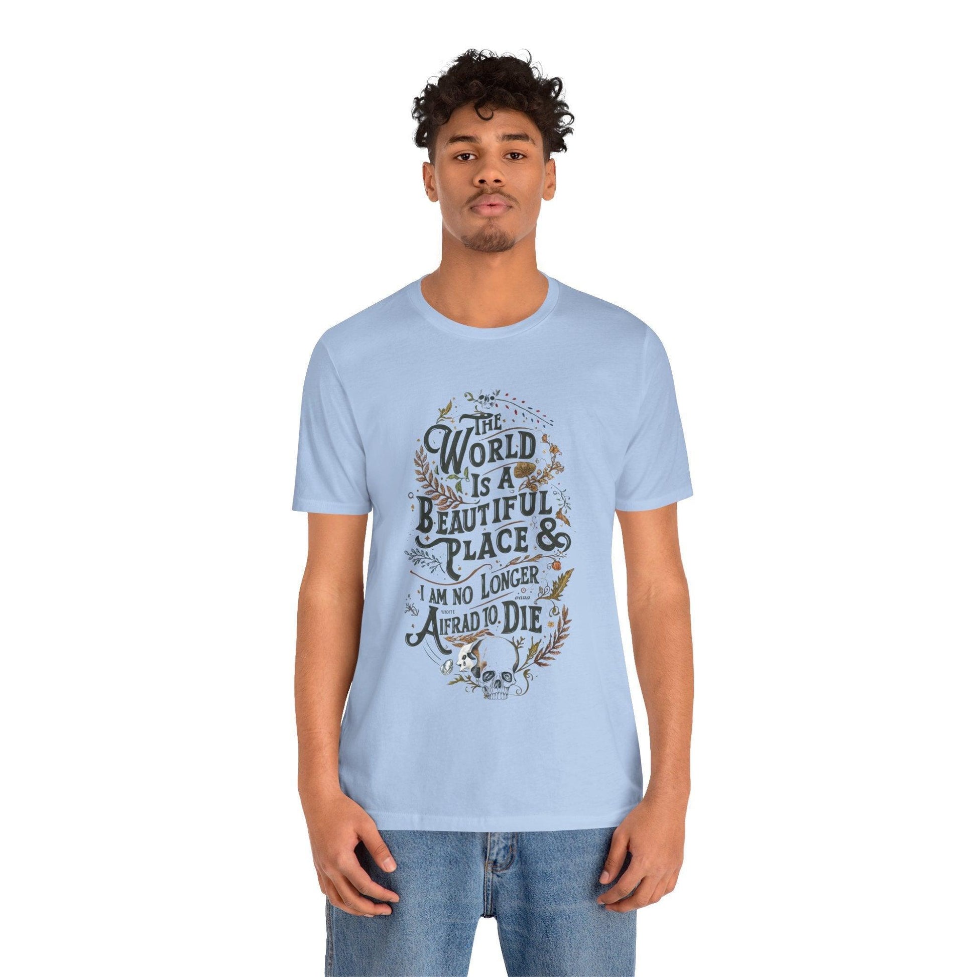 The World Is a Beautiful Place T Shirt - Vintage Emo Band Tee - Text Tease