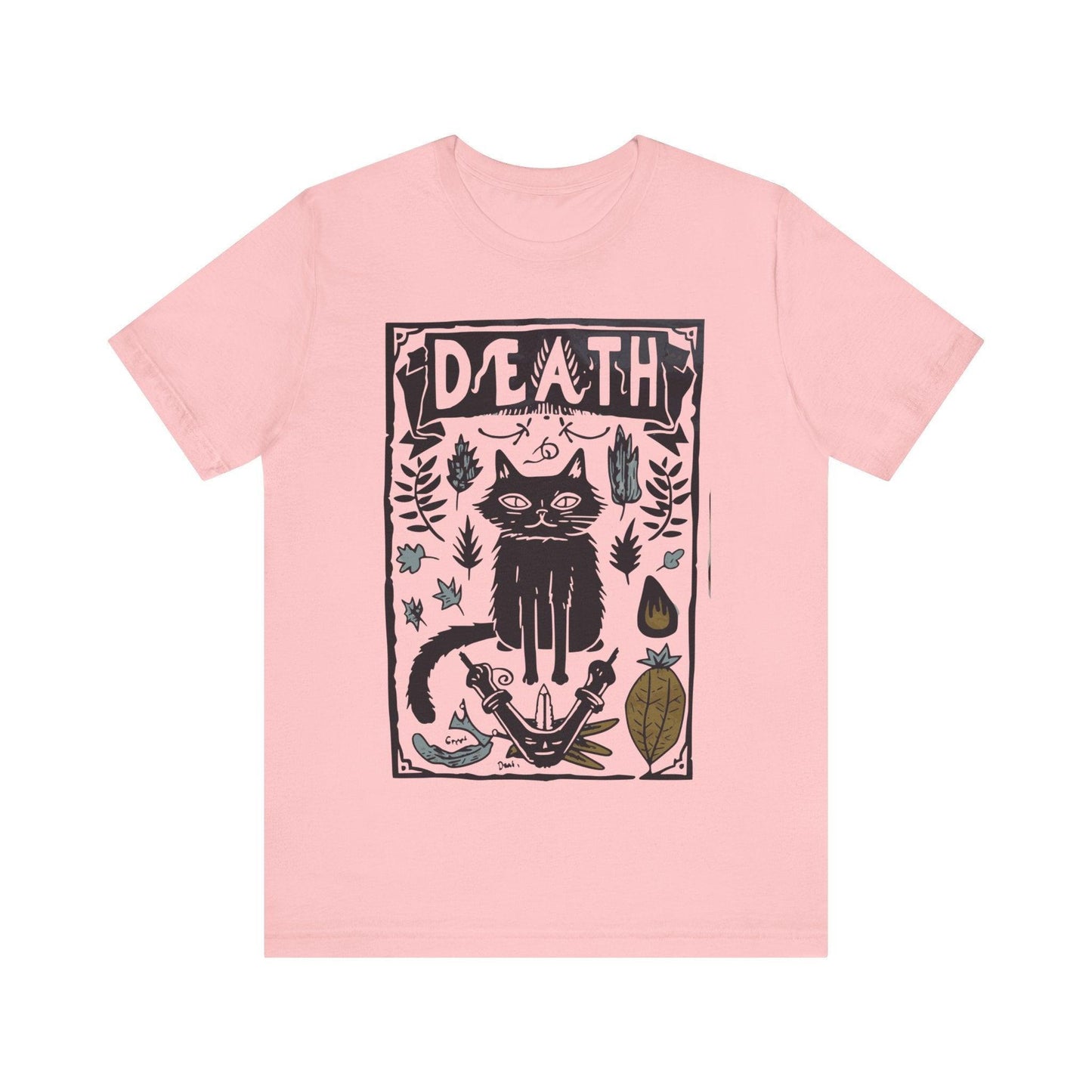 Black Cat T shirt - Celestial - Text Tease