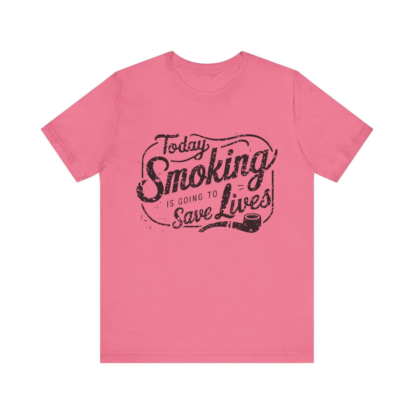 Smoking Saves Lives Tee - Text Tease