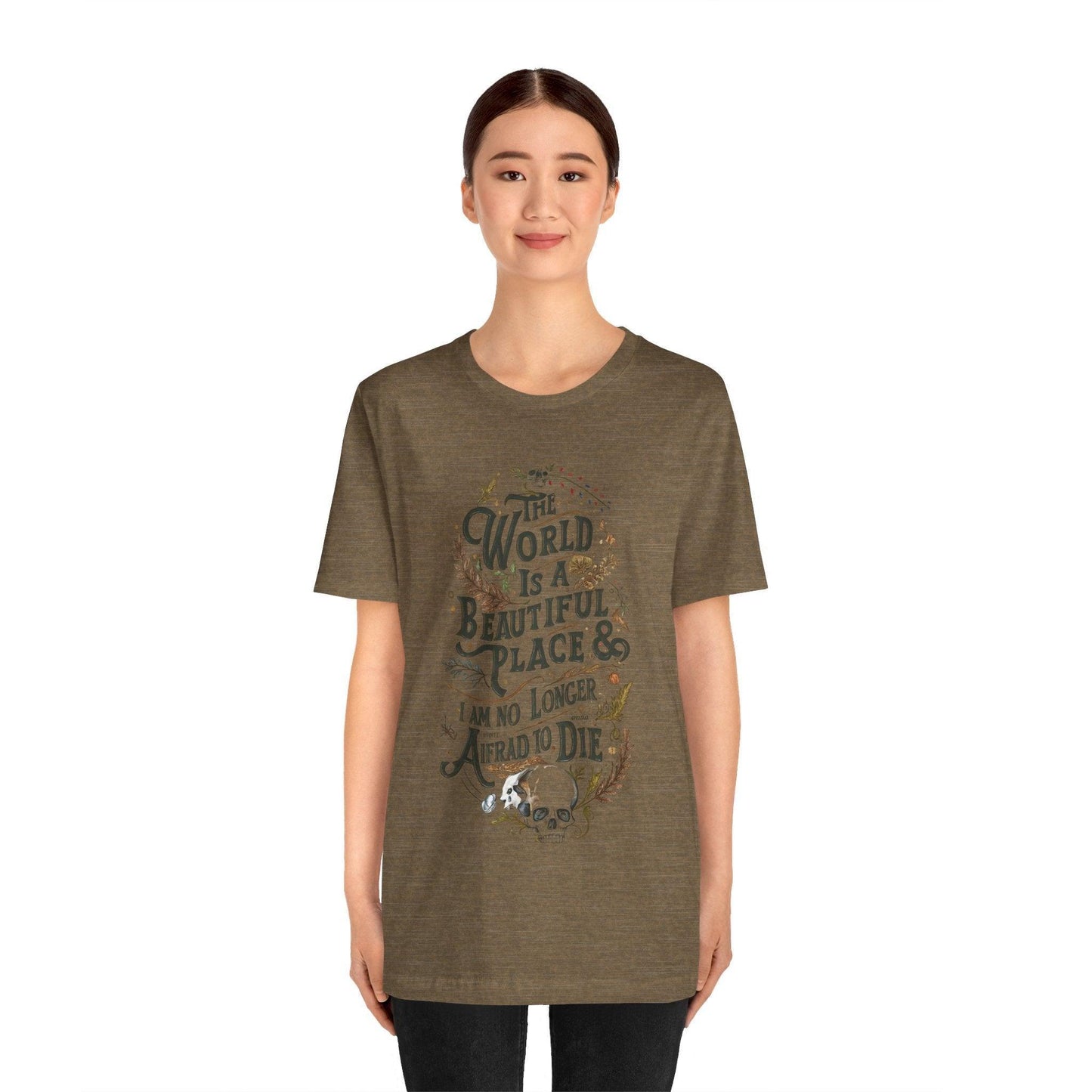 The World Is a Beautiful Place T Shirt - Vintage Emo Band Tee - Text Tease